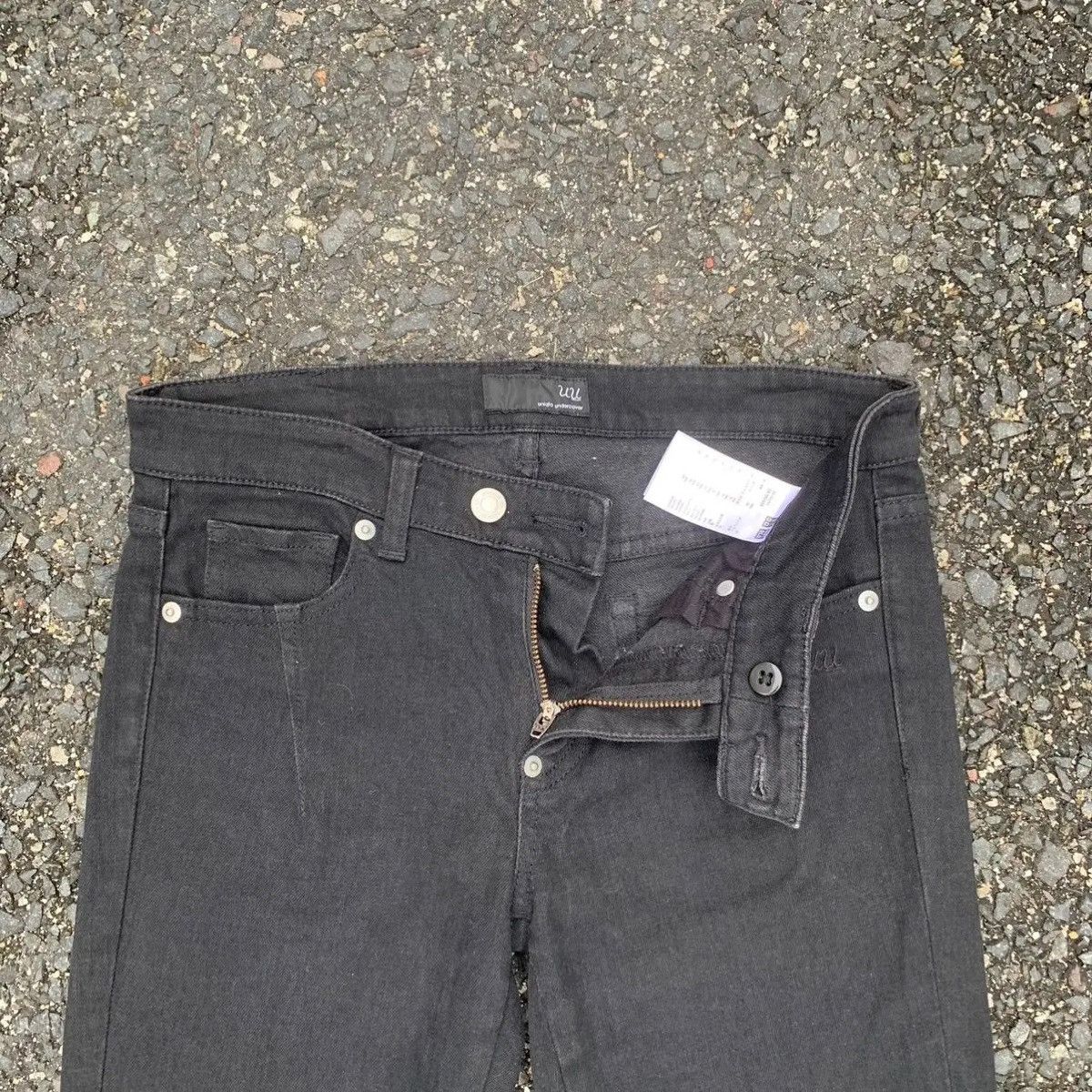 Japanese Brand × Jun Takahashi × Undercover QUICK SALE⚡️ Undercover x Uniqlo UU Black Jeans Ankle Pants Size US 28 / EU 44 - 8 Thumbnail