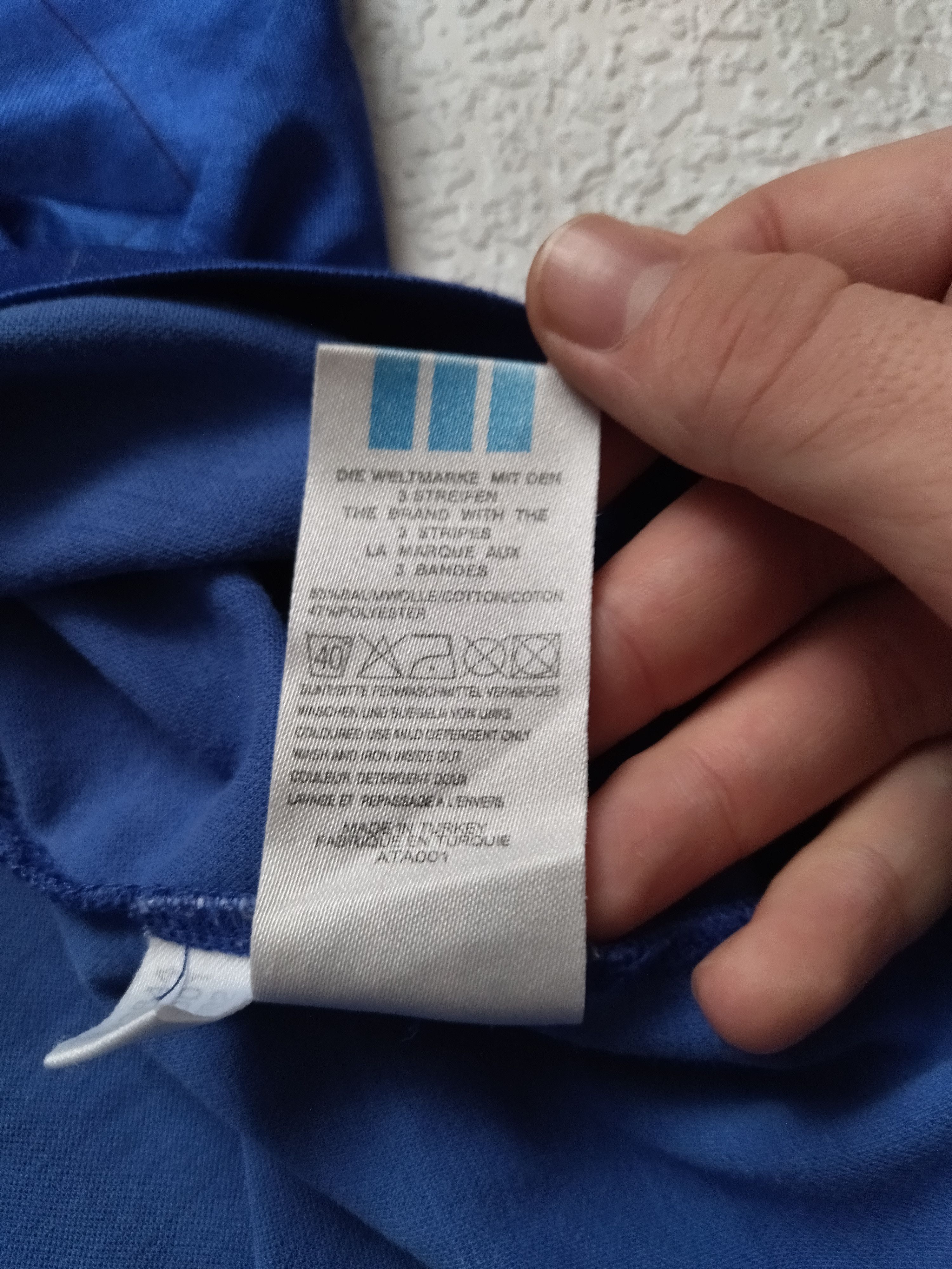 Adidas × Vintage VINTAGE ADIDAS FRANCE JERSEY PLATINI 10 NUMBER 2001-2003 Size US L / EU 52-54 / 3 - 7 Thumbnail