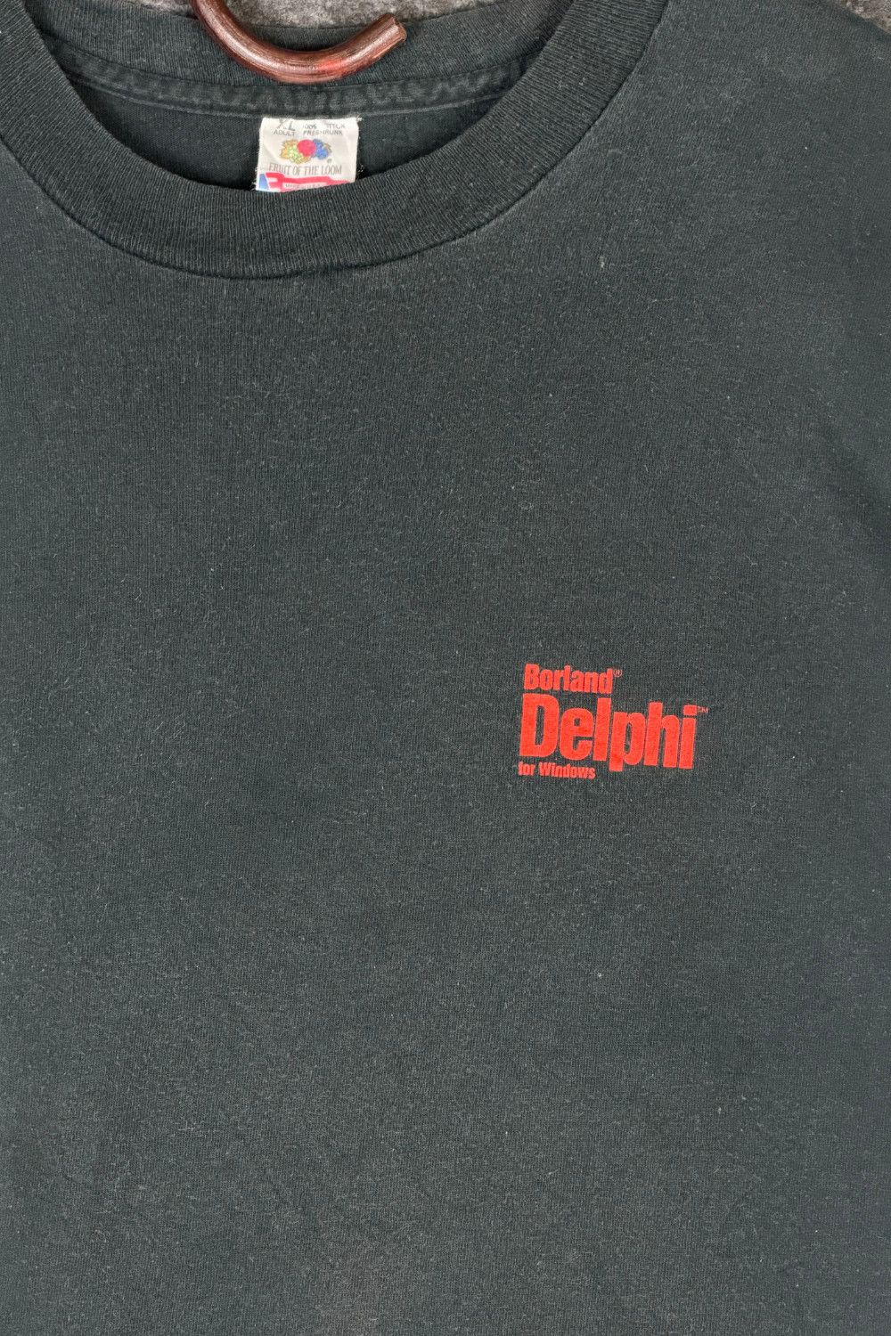 Fruit Of The Loom Vintage 90s Borland Delphi “It’s RAD” Tech T-Shirt Single Size US L / EU 52-54 / 3 - 5 Thumbnail