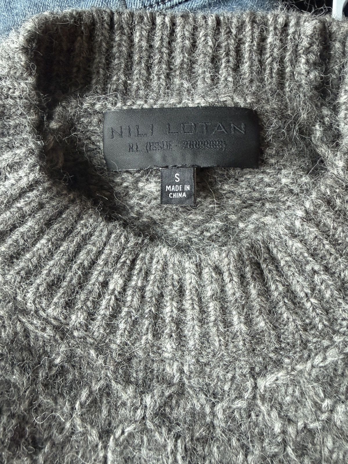 Other Nili Lotan Cable Knit Alpaca Wool Sweater Grey S - NOT WORN Size US S / EU 44-46 / 1 - 6 Thumbnail