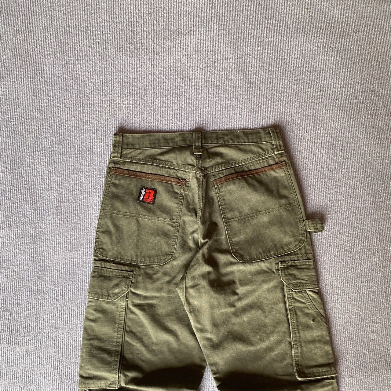 Carhartt × Wrangler (30x32) Crazy Vintage Wrangler Cargo Riggs Workwear Size US 30 / EU 46 - 7 Thumbnail