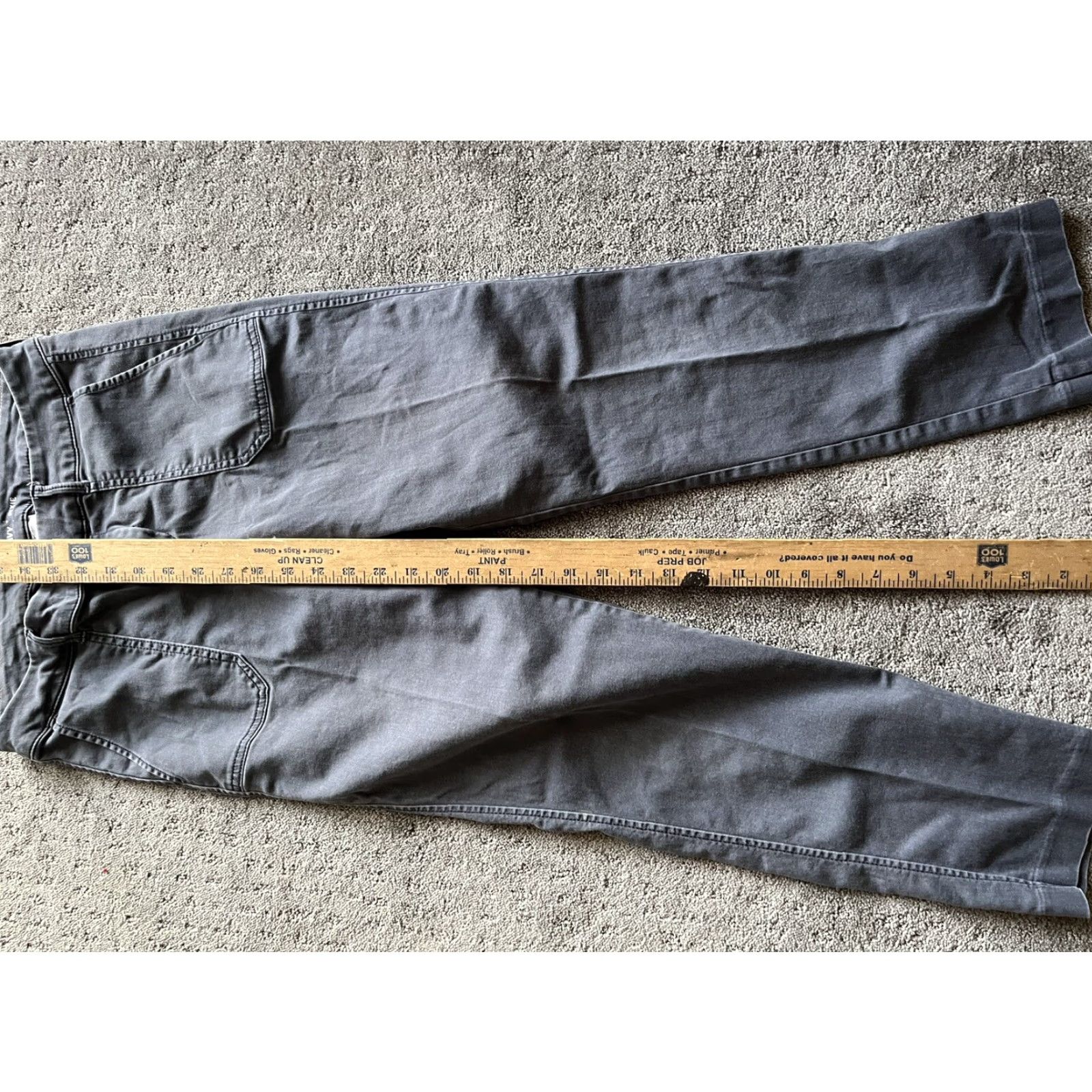 Old Navy VINTAGE Old Navy Pixie Ankle Pants Women Size 6 Gray High Rise Slim Pockets 90s Womens Size 28" / US 6 / IT 42 - 6 Thumbnail