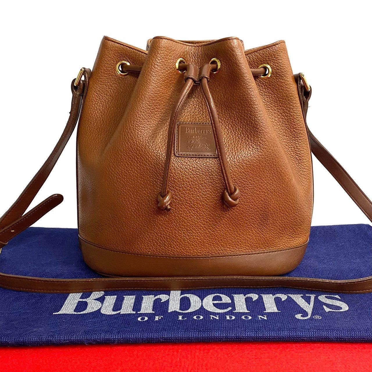 Burberry Burberry Shoulder Bag Brown Leather Size ONE SIZE - 1 Thumbnail