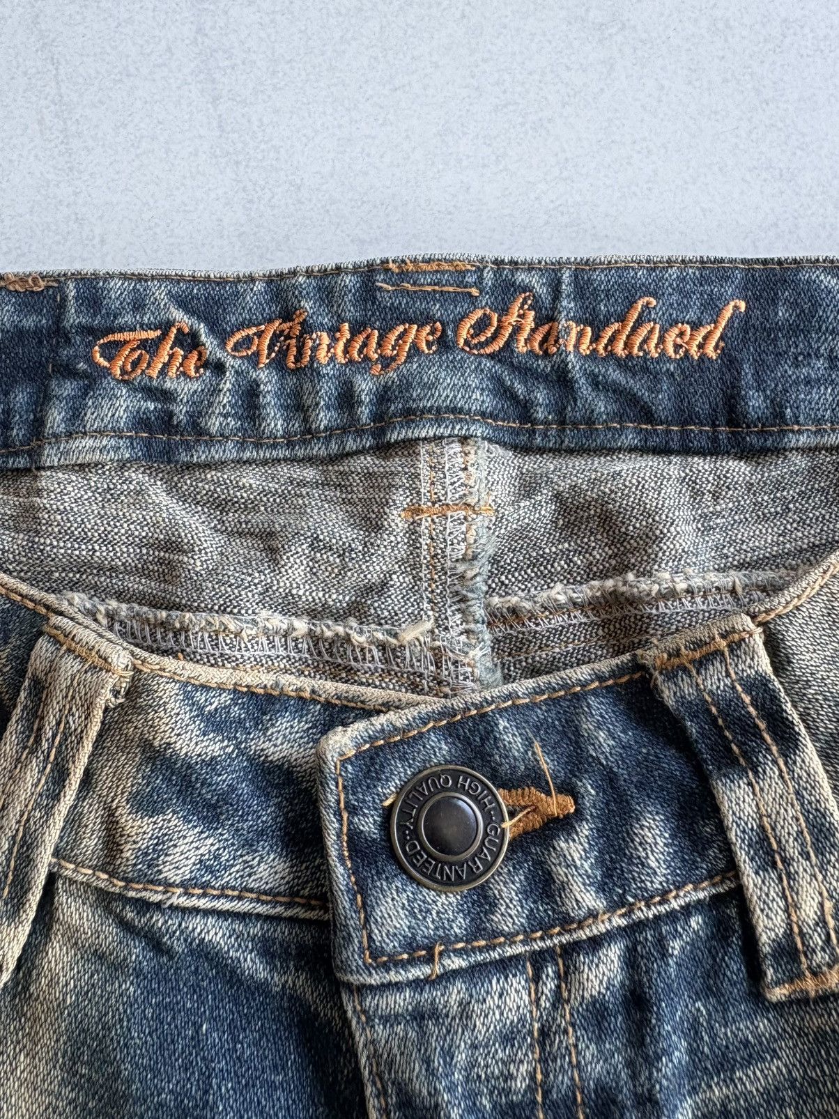 Japanese Brand Japanese High Quality Flared Jeans Distressed Denim Size US 29 - 18 Thumbnail