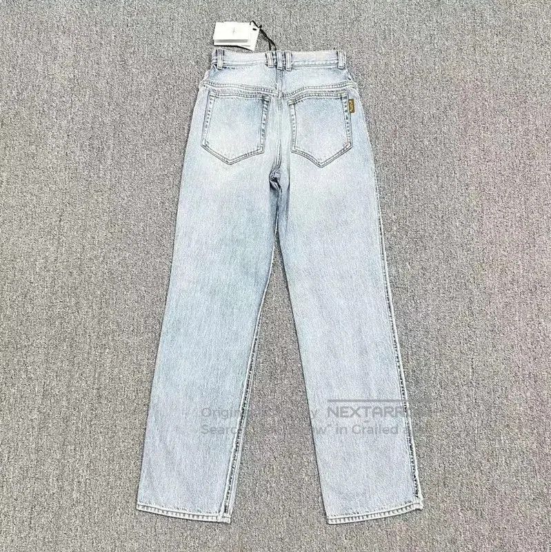 Balmain Balmain Light Blue Cotton Women's Jeans Size S . Size 24" / US 00 / IT 34 - 2 Thumbnail