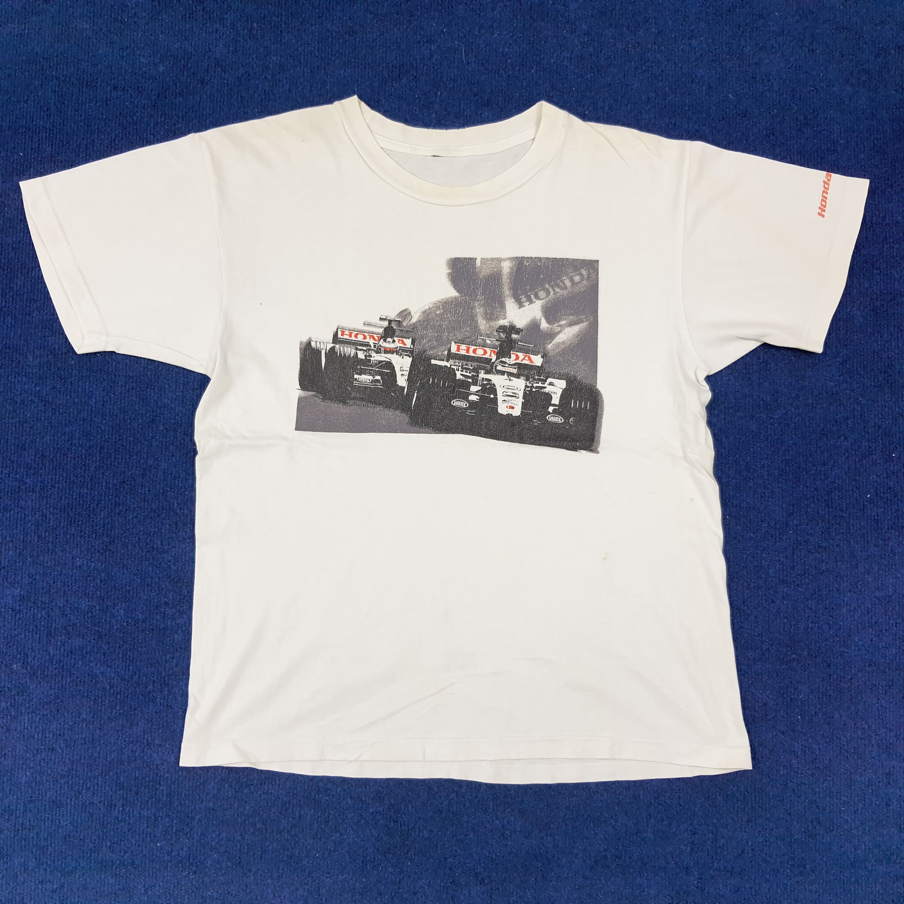 Honda × Vintage Vintage Honda Racing Formula 1 F1 Japan Tshirt Size US L / EU 52-54 / 3 - 1 Thumbnail