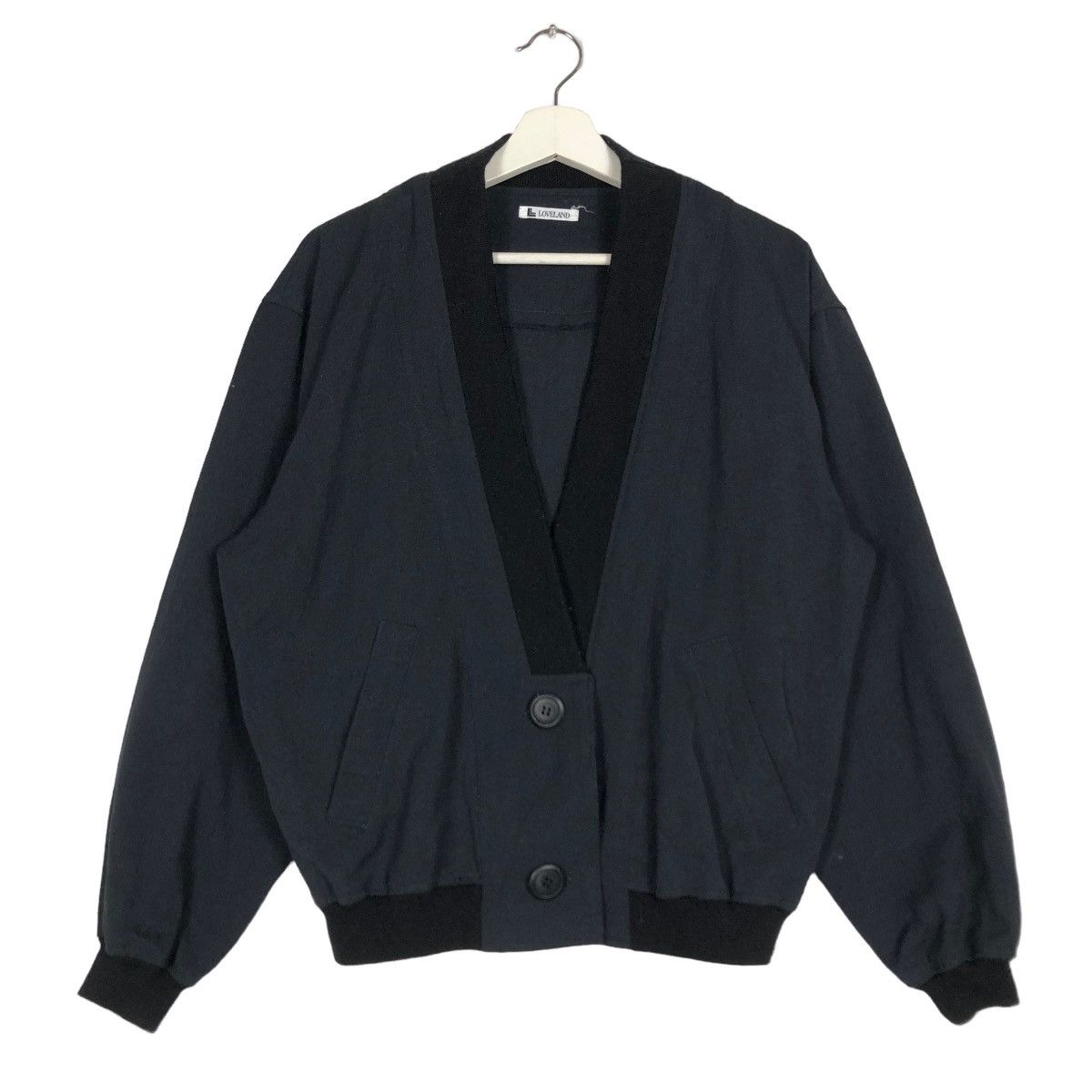 Issey Miyake 🔥 VINTAGE LOVELAND ISSEY MIYAKE VNECK BOMBER JACKET Size US M / EU 48-50 / 2 - 1 Thumbnail