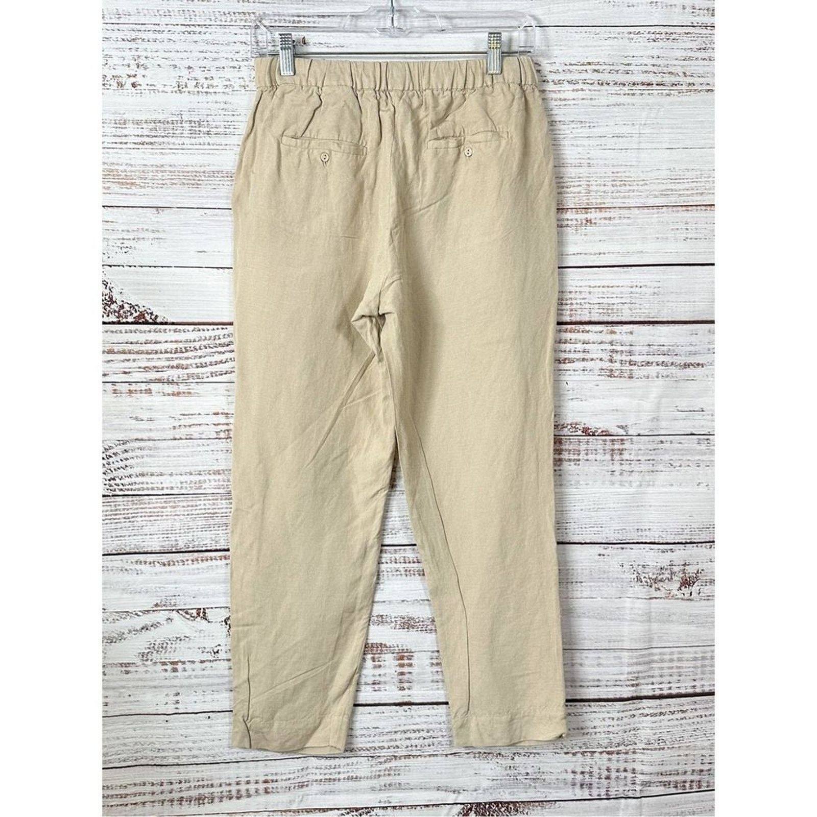 & Other Stories & Other Stories Paris Atelier Casual Pants Cream Size 6 Size 28" / US 6 / IT 42 - 8 Thumbnail
