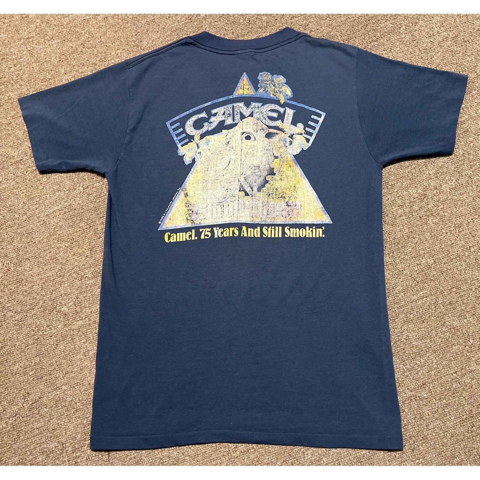 Camel Vintage 1988 Medium Joe Camel Cigarettes Single Stitch T-Shi Size US M / EU 48-50 / 2 - 6 Thumbnail