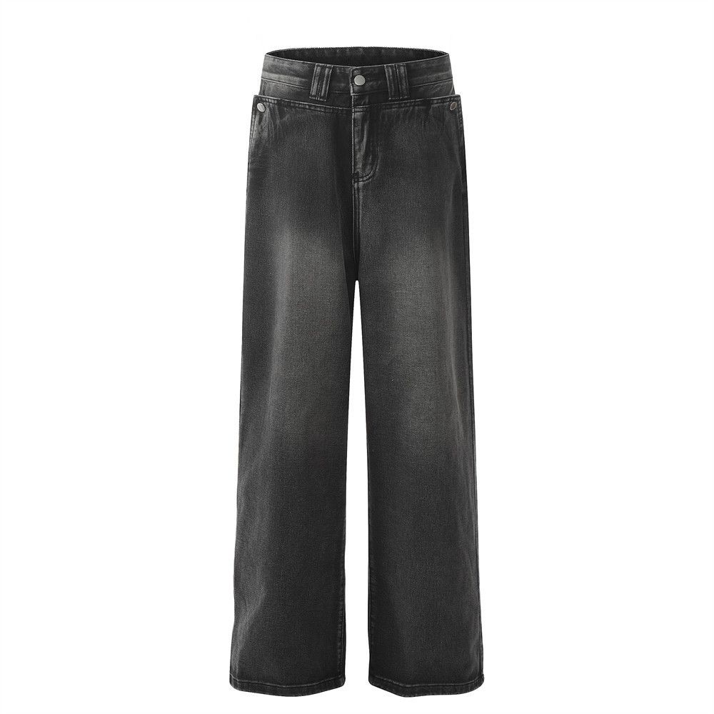 Japanese Brand × Vintage Men's Gradient Washed Loose Straight Jeans Size US 32 / EU 48 - 1 Thumbnail