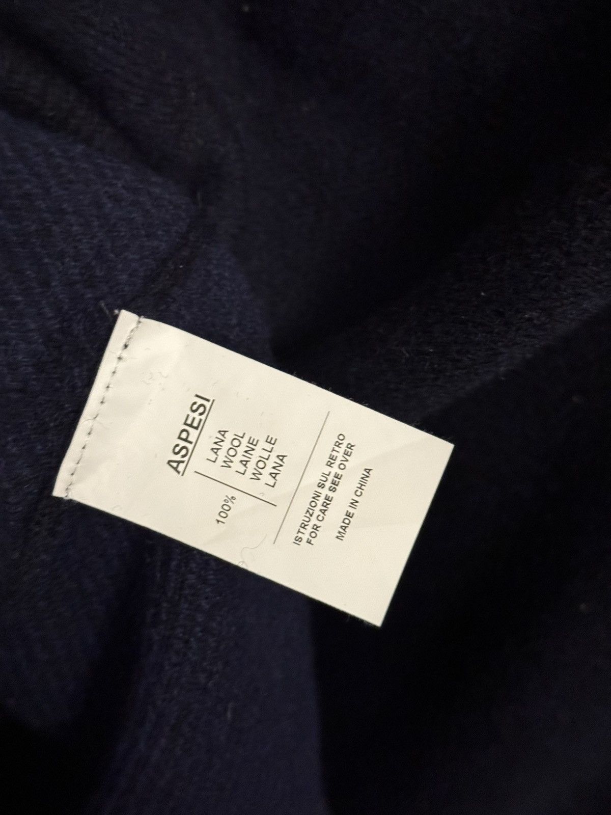 Aspesi aspesi men long navy wool hoodie sweater Size US M / EU 48-50 / 2 - 3 Thumbnail