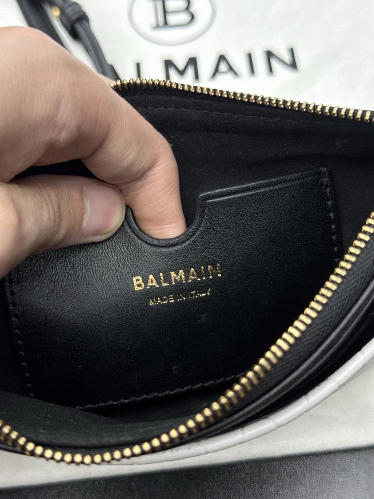 Balmain Authentic Balmain Leather White Crossbody Bag Chain Strap Size ONE SIZE - 11 Thumbnail