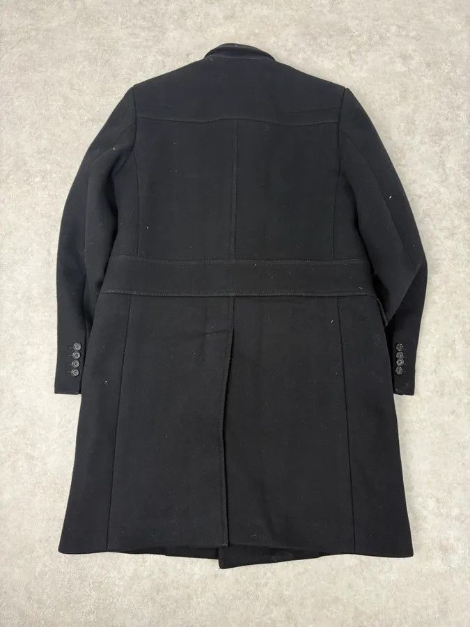 Dior AW2006 Dior Black Buttoned Officer Wool Long Coat by Hedi Slimane Size US M / EU 48-50 / 2 - 6 Thumbnail