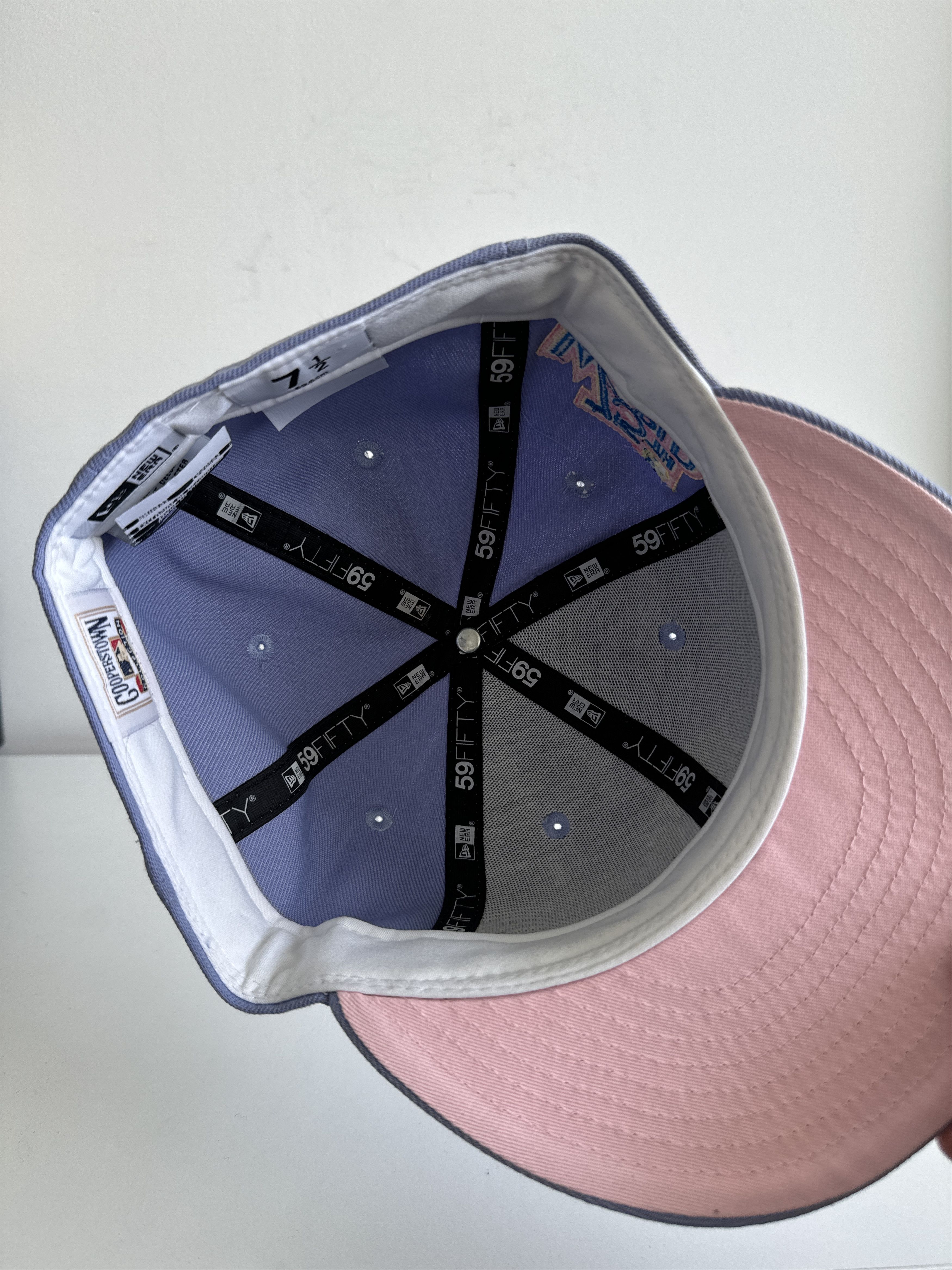 Hat Club × New Era 7 1/2 Sugar Shack NY Yankees 1978 WS Patch Fitted - Lavender Size ONE SIZE - 3 Thumbnail