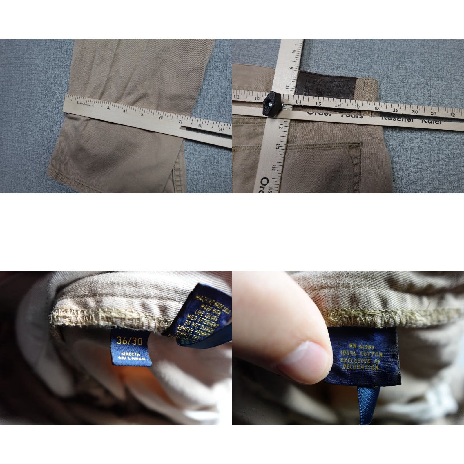 Polo Ralph Lauren Polo Ralph Lauren Pants Mens 36x30 Chino Beiges Polo Ralph Lauren Pants Chino Beige 36x30 Classic Slim Straight Mens Size US M / EU 48-50 / 2 - 8 Thumbnail
