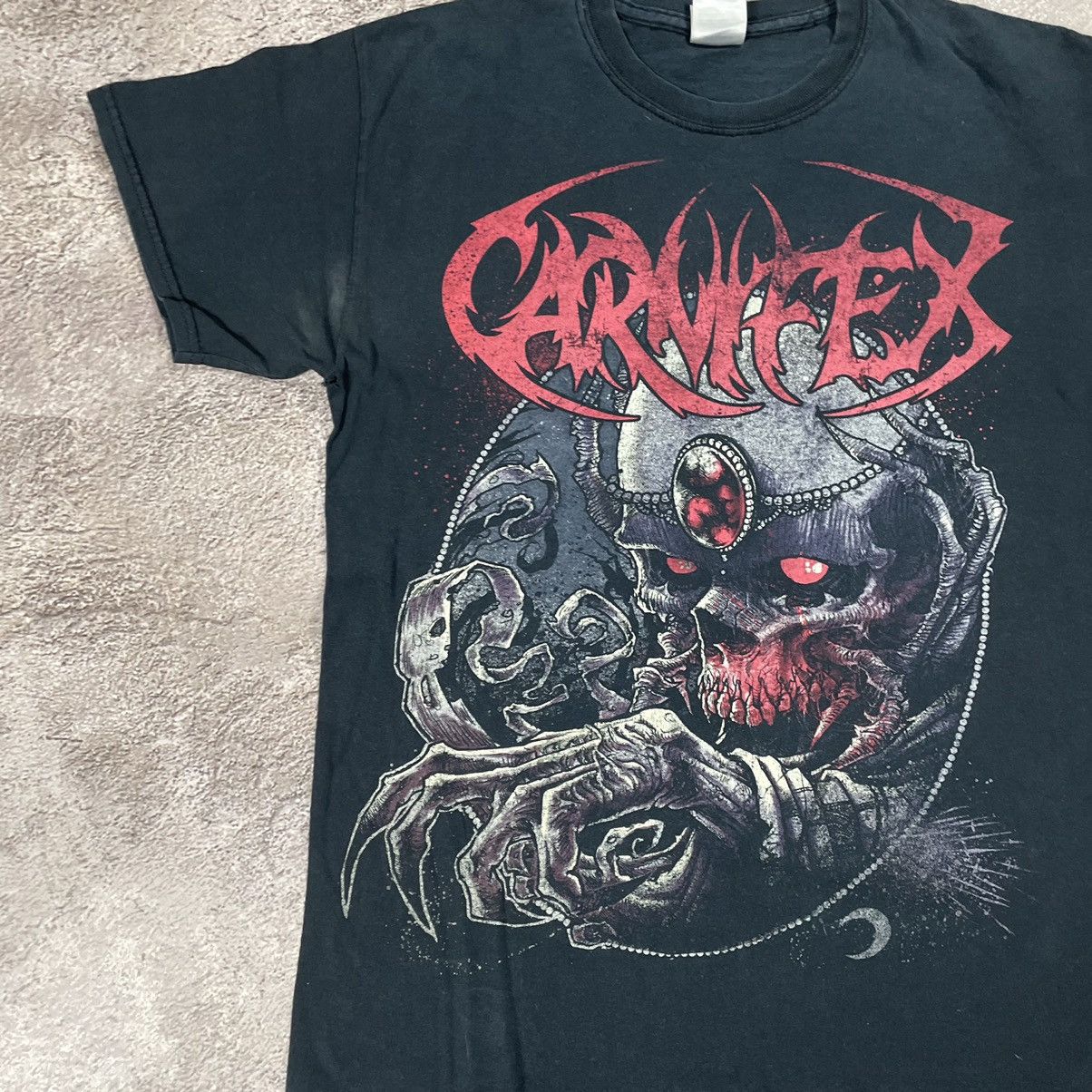 Vintage Vintage Y2K Carnifex Graphic Tee Horror Punk Streetwear M Size US M / EU 48-50 / 2 - 3 Thumbnail
