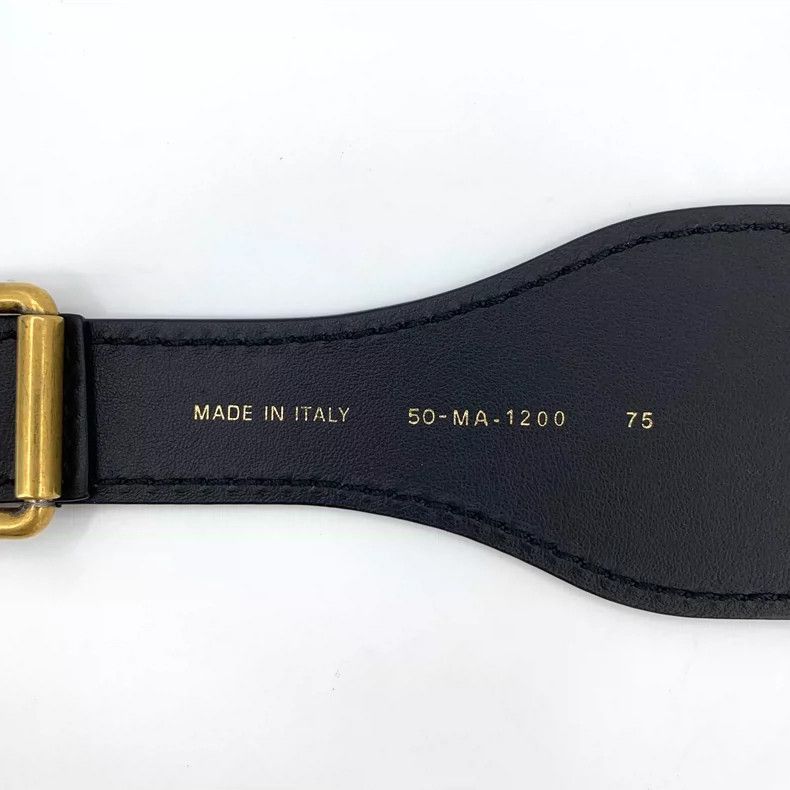 Dior Christian Dior Brown Logo Belt 81.5*6.5cm-2505 Size ONE SIZE - 8 Thumbnail