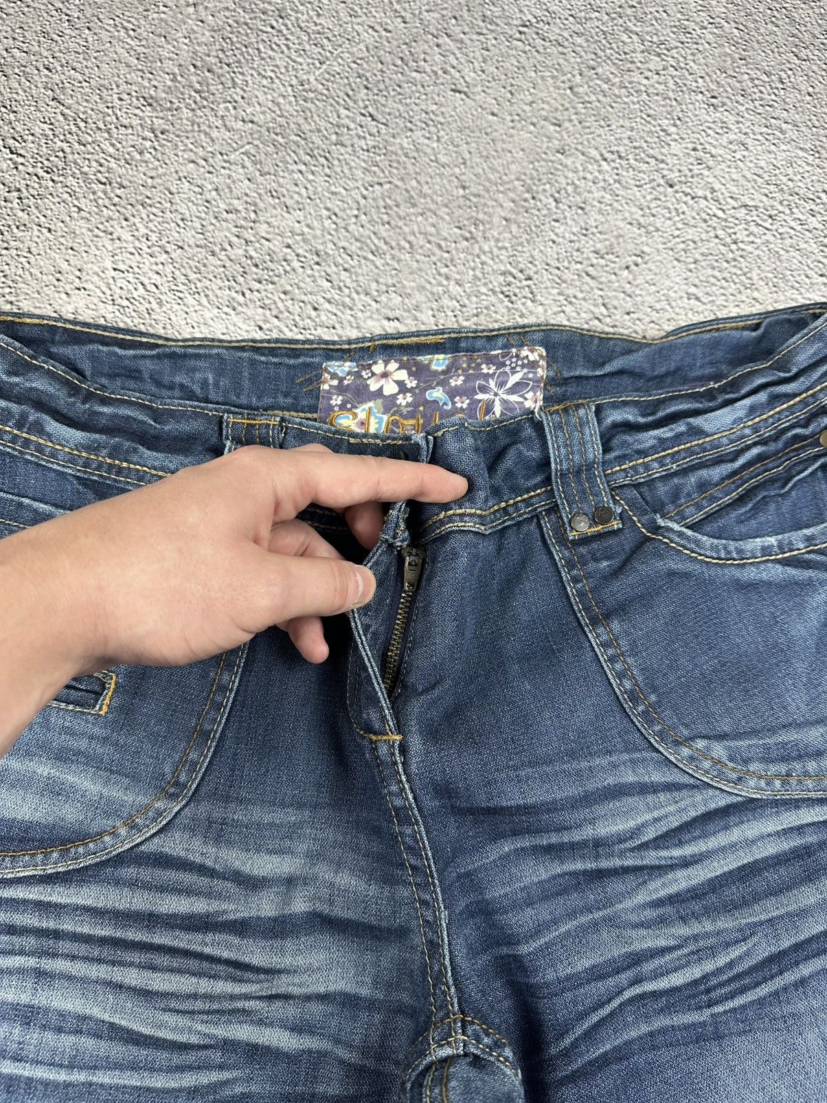 If Six Was Nine Vintage Baggy Jeans Faded Japan Trashed Y2K Avant Garde SK8 Size 32" / US 10 / IT 46 - 10 Thumbnail