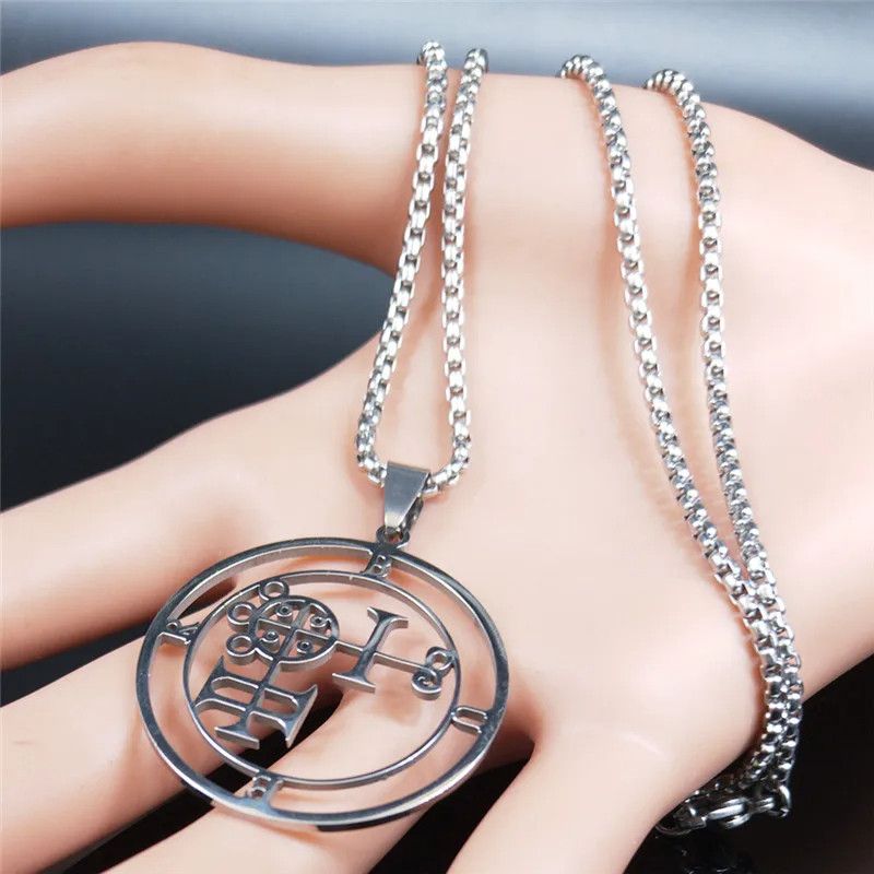 Jewelry Demon Seal Pendant Necklace Emblem Talisman Size ONE SIZE - 4 Thumbnail