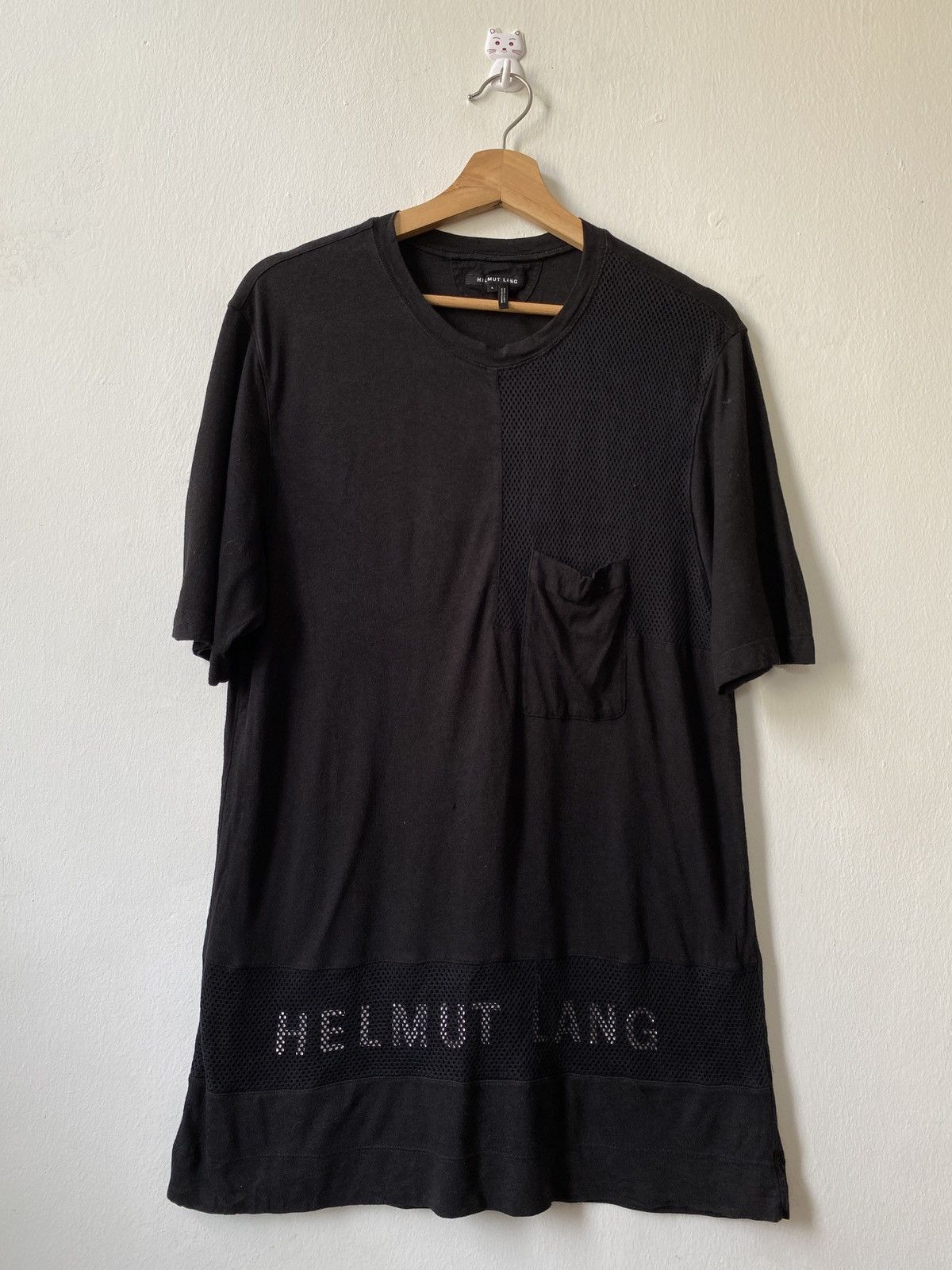 Helmut Lang Helmut Lang Mesh Combo Tee Size US L / EU 52-54 / 3 - 1 Thumbnail