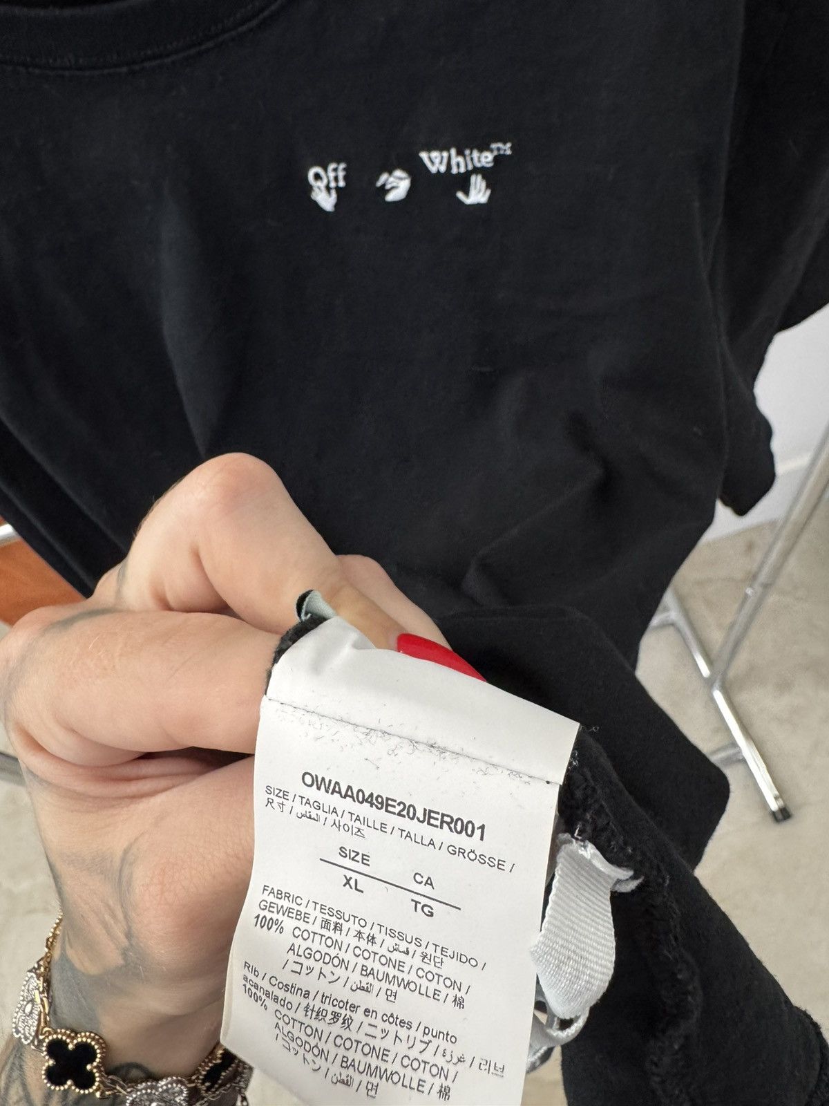 Off-White Off white tee Size US L / EU 52-54 / 3 - 8 Thumbnail