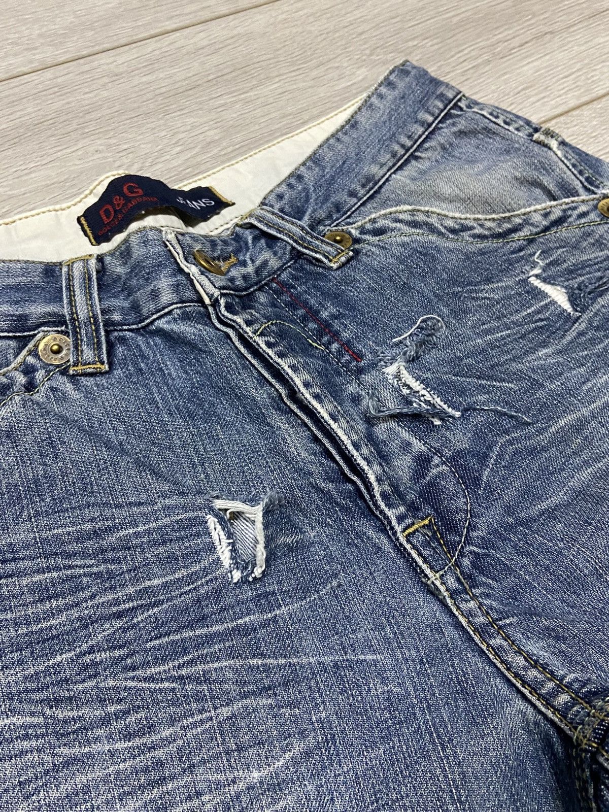 Dolce & Gabbana Dolce Gabbana vintage distressed denim jeans Size US 32 / EU 48 - 7 Thumbnail