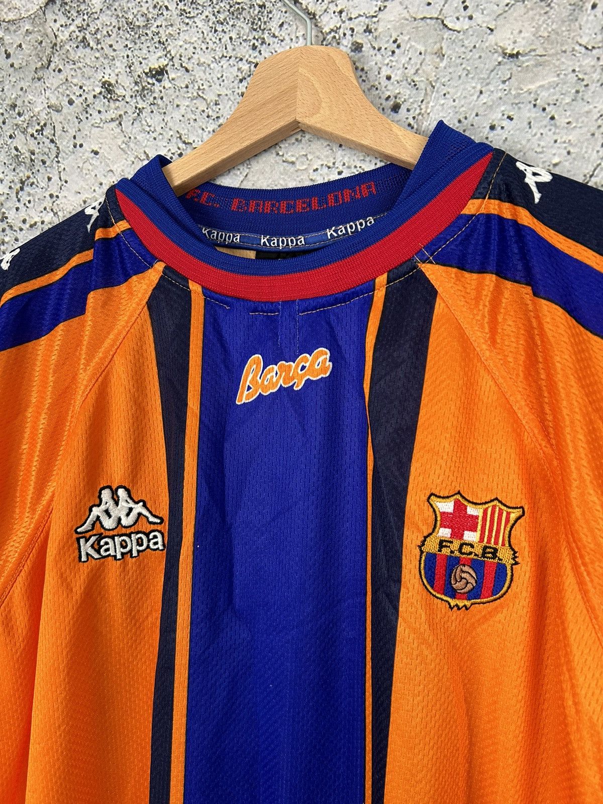 Vintage Vintage FC Barcelona Soccer Jersey 90s Football Rare Hype Size US XL / EU 56 / 4 - 3 Thumbnail