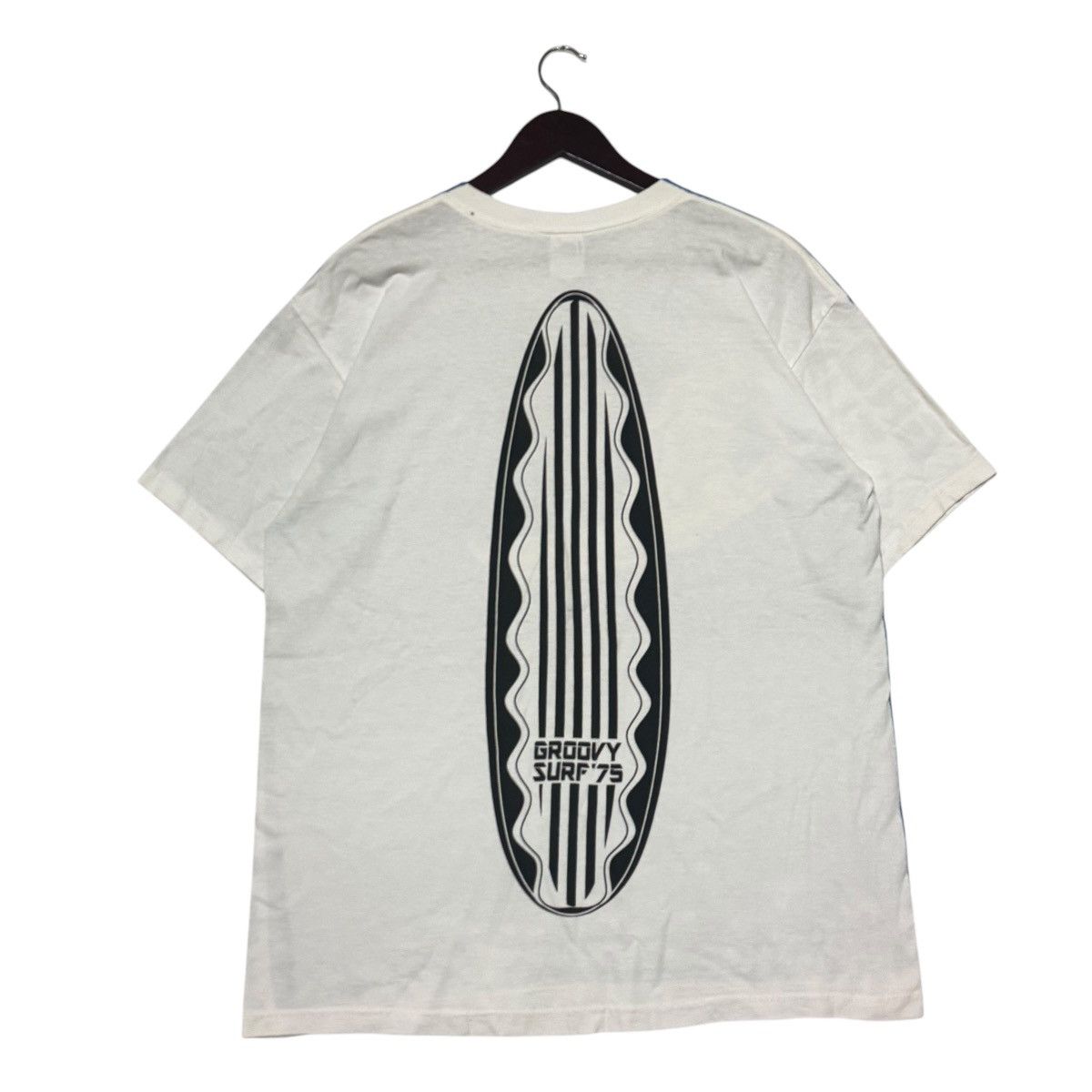 Vintage Vintage Y2K Groovy Surf 75 Soul Tee Shirt Size US XL / EU 56 / 4 - 7 Thumbnail