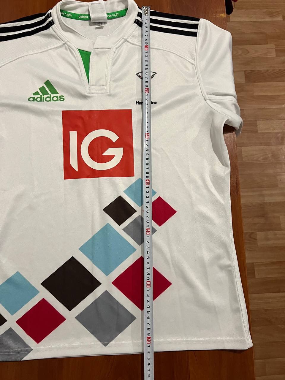 Adidas 2014/15 HARLEQUINS AWAY RUGBY UNION SHIRT JERSEY SIZE L MENS Size US L / EU 52-54 / 3 - 12 Thumbnail