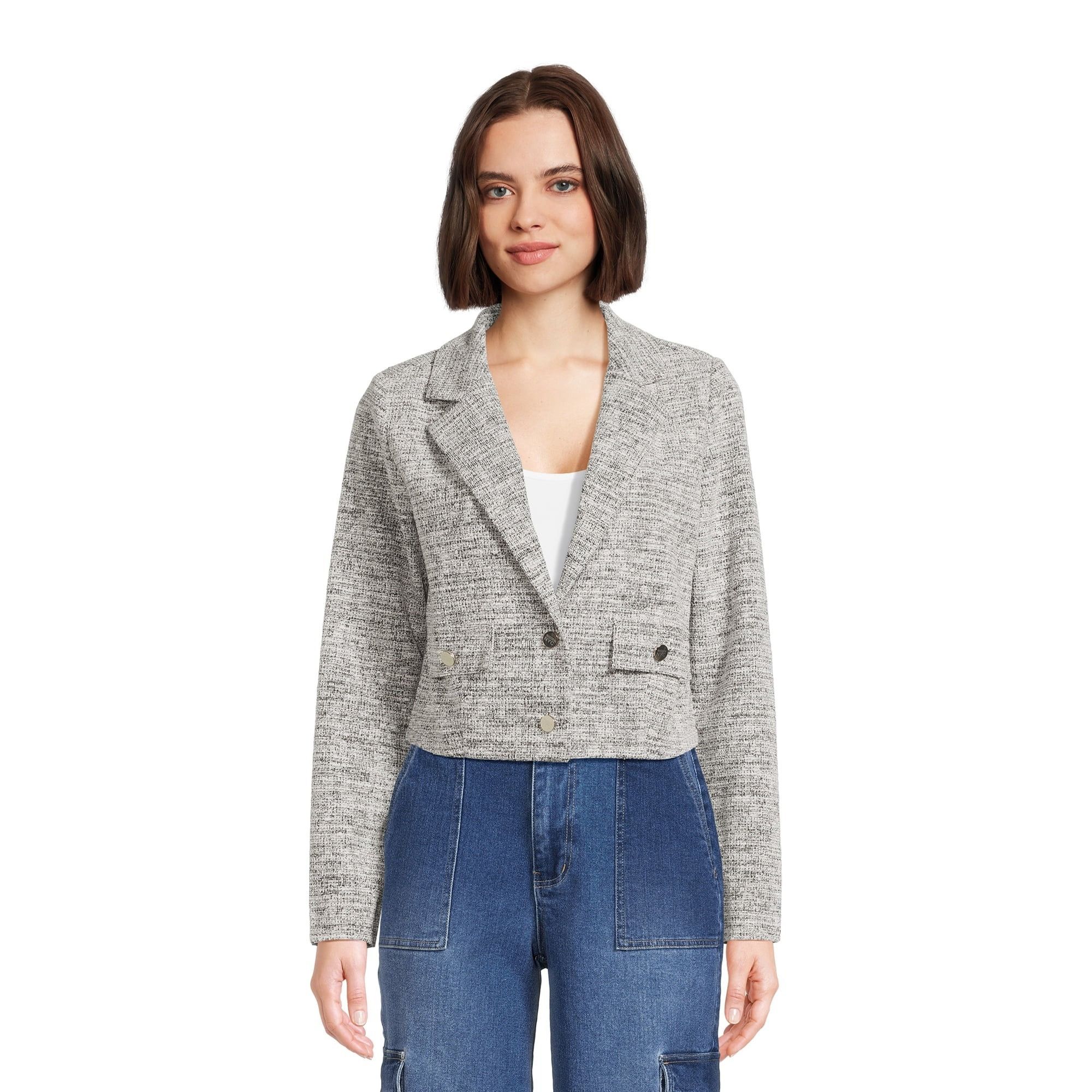 Madden NYC Madden NYC Womens Cropped Blazer Jacket Size XS Size XS / US 0-2 / IT 36-38 - 3 Thumbnail