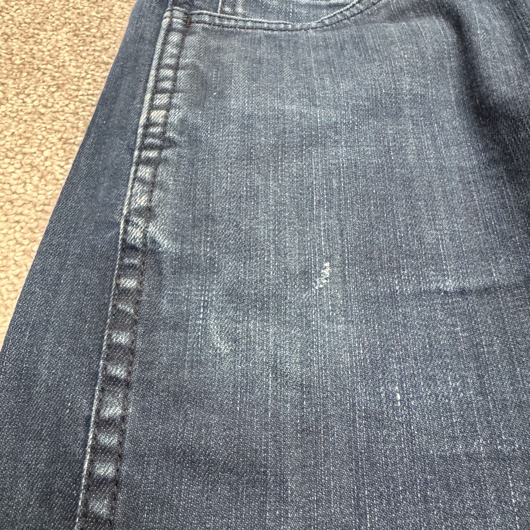 Levi's Levi's 508 Denim Jeans Mens 29x30 Blue Dark Wash Cotton Stretch Tapered Regular 5-Pocket USA Streetwear Mens Size US 29 - 7 Thumbnail