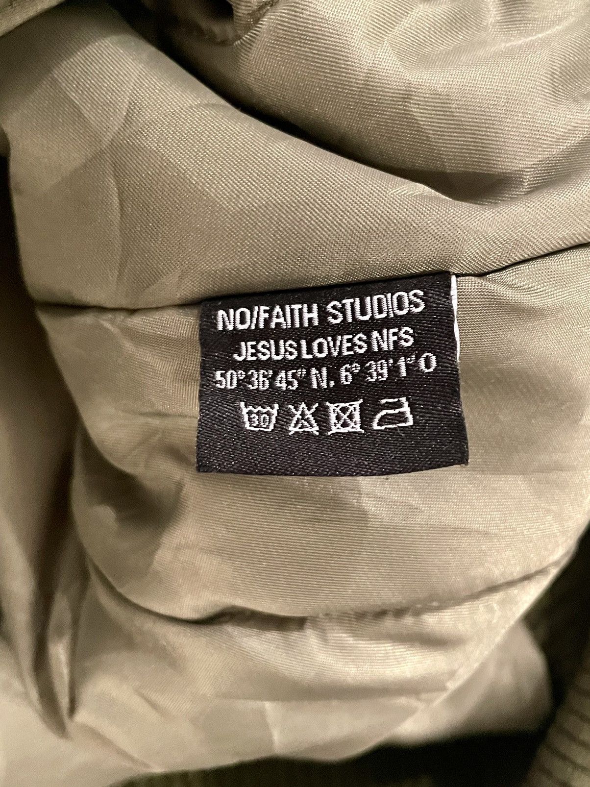 No Faith Studios No Faith Studios Backpack Hood Bomber Size US M / EU 48-50 / 2 - 16 Thumbnail