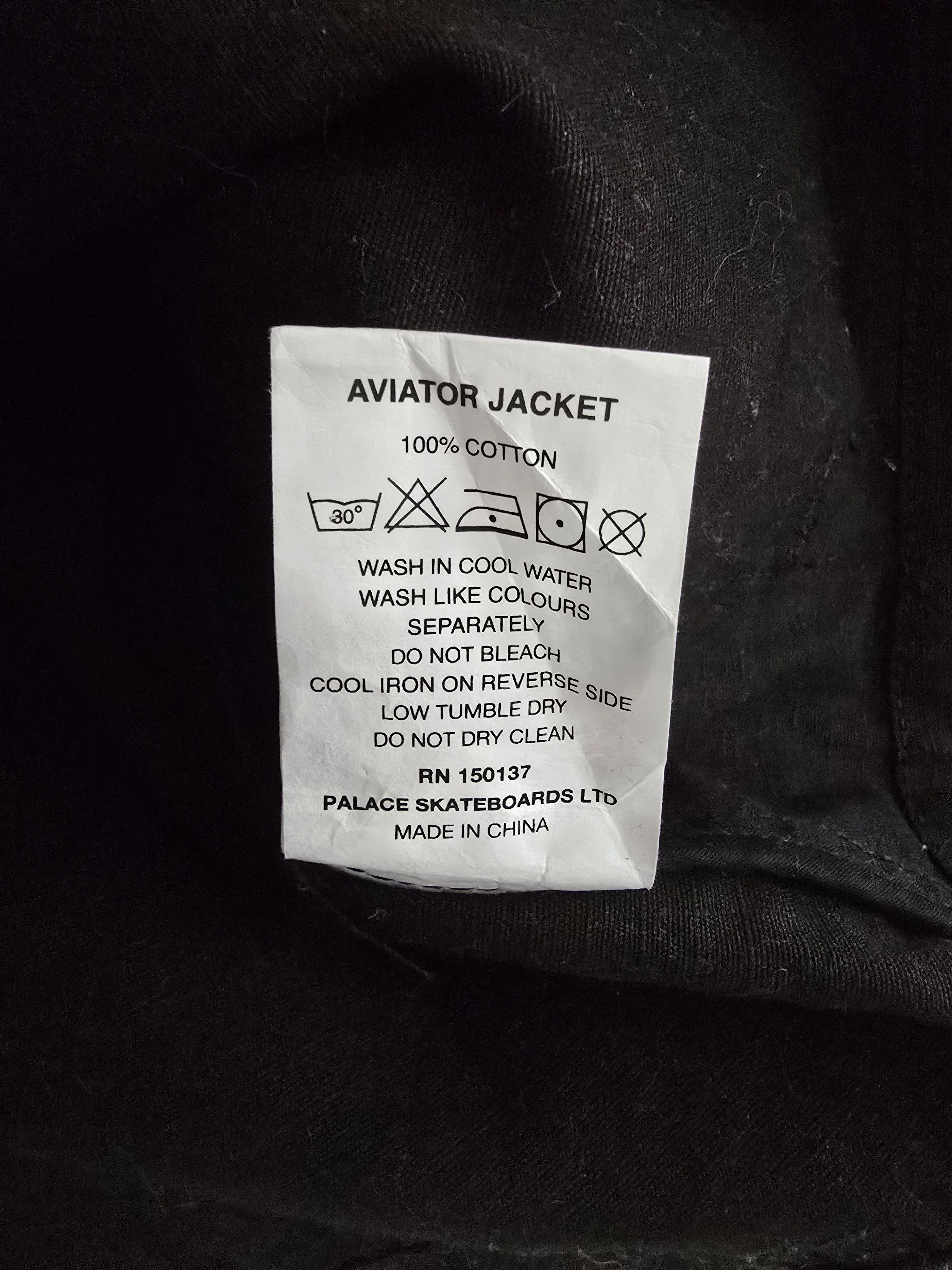 Palace Palace Aviator Jacket Black Size US L / EU 52-54 / 3 - 3 Thumbnail