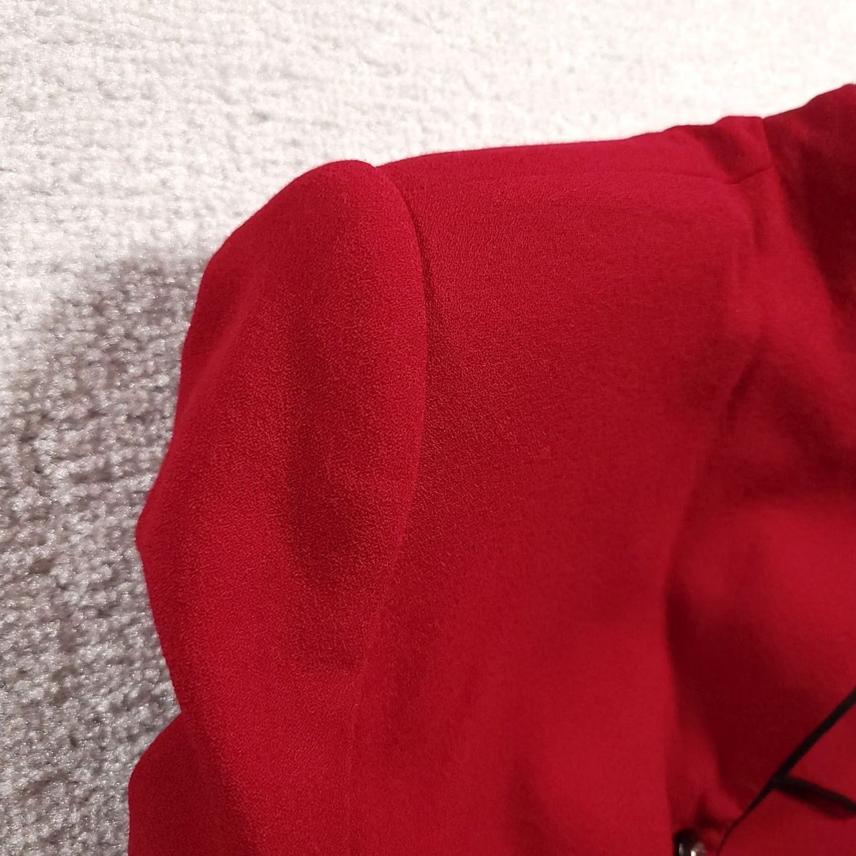 Vintage VINTAGE Alfred Dunner Blazer Women's 12 Wool Red Long Sleeve Shoulder Pads Jacket Coat Blazer Shirts Mens? Size XL / US 12-14 / IT 48-50 - 6 Thumbnail