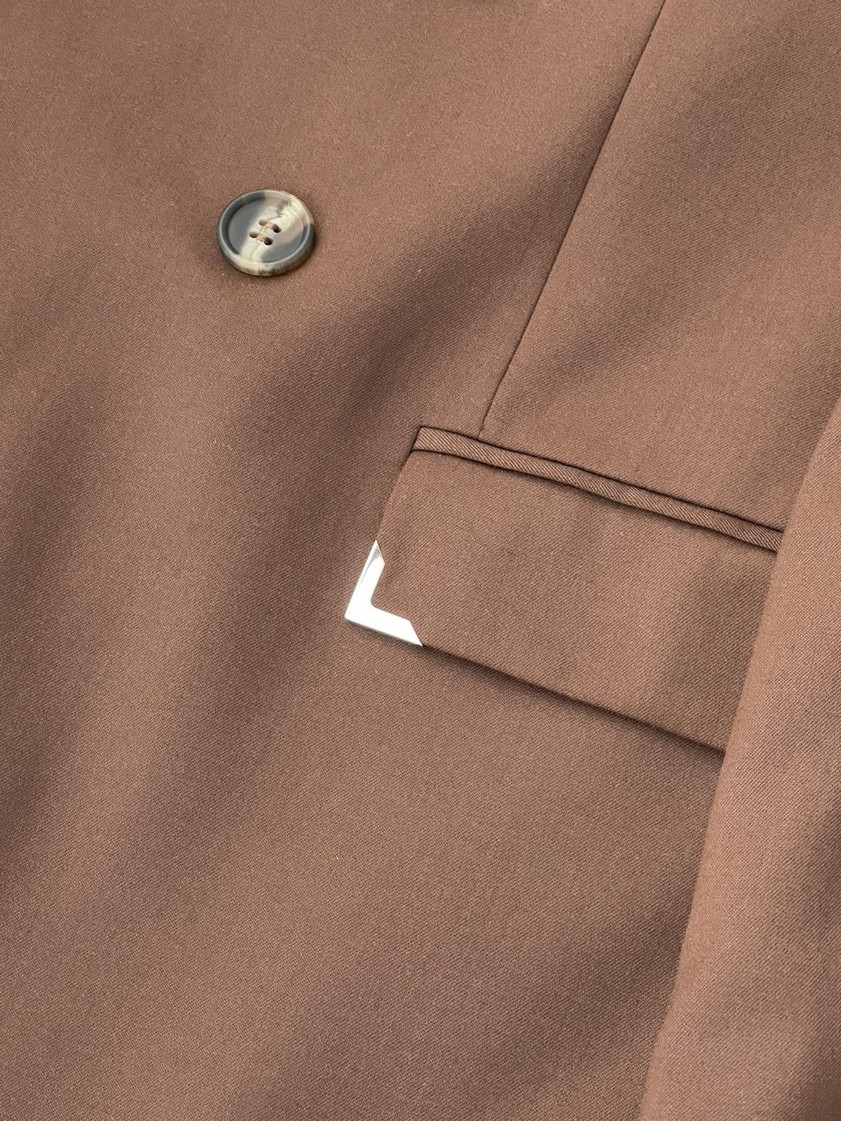 Han Kjobenhavn !DS! AW22 Han Kjobenhavn Boxy Suit Brown Blazer Size 44R - 12 Thumbnail