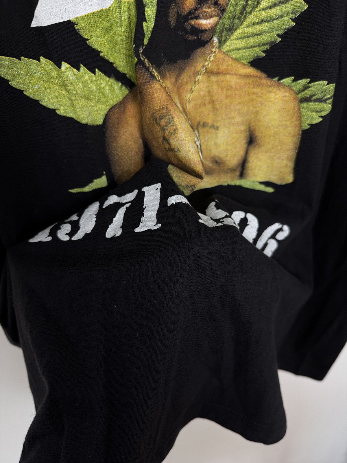 Band Tees × Rap Tees × Vintage Vintage 90's 2Pac Tupac Rap Tee Over Print T-Shirt Size US M / EU 48-50 / 2 - 5 Thumbnail