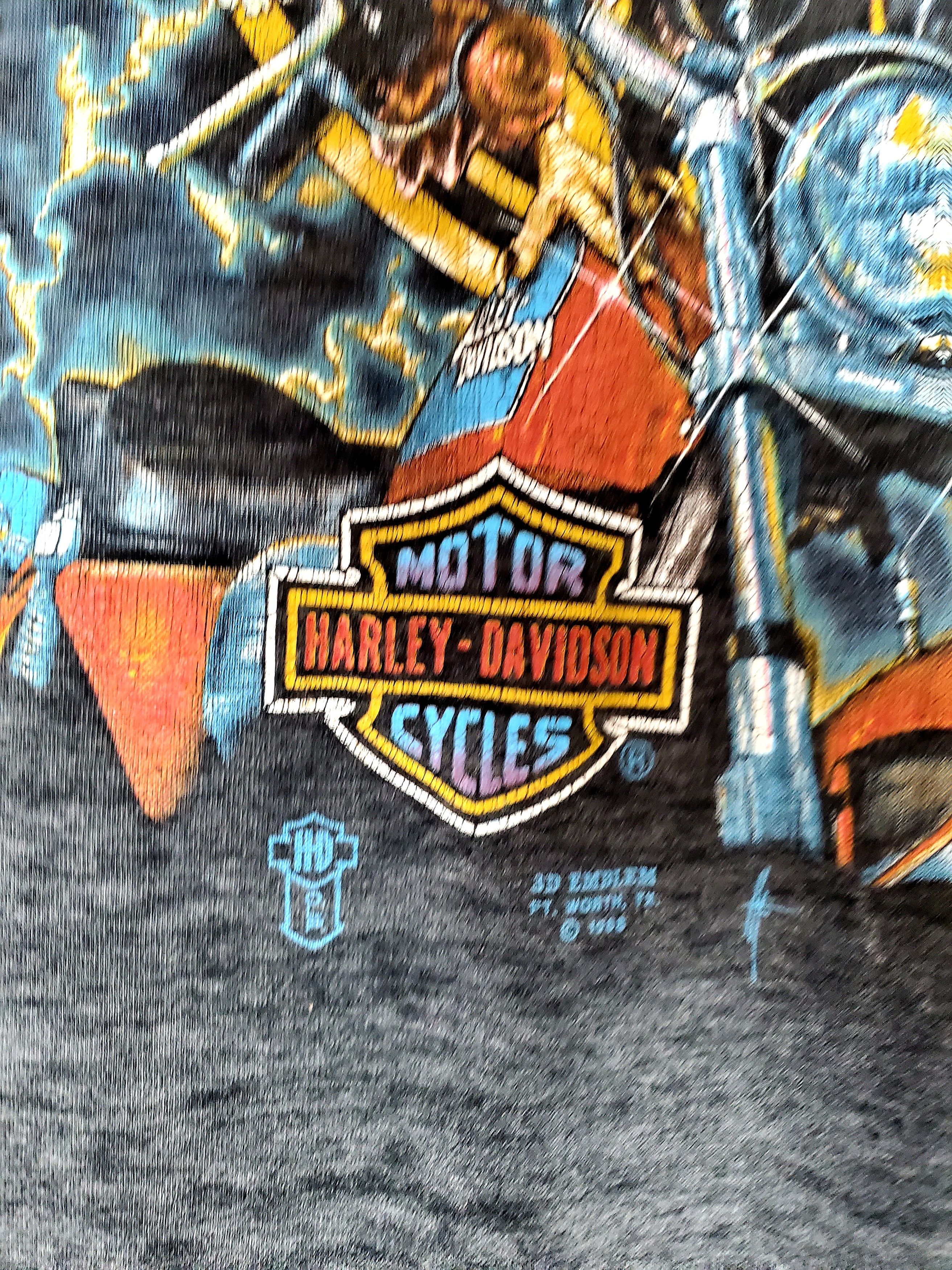 Harley Davidson × Vintage Vintage 80s 3D Emblem Harley Davidson Eagle Motorcycle USA L Size US L / EU 52-54 / 3 - 3 Thumbnail