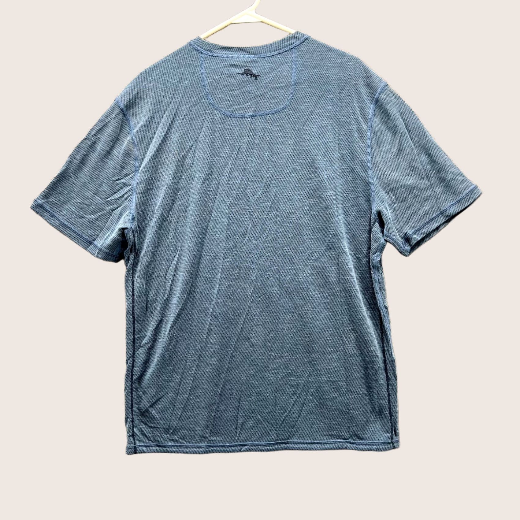 Tommy Bahama Tommy Bahama Shirt Men XL Blue Short Sleeve Crew Neck Cotton Logo Size US XL / EU 56 / 4 - 1 Thumbnail