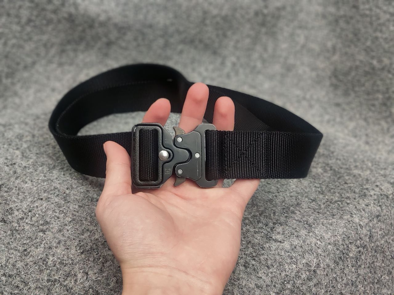 Japanese Brand Vintage Japan LGB Style Alyx Canvas Safety Buckle Belt Y2K Size ONE SIZE - 3 Thumbnail
