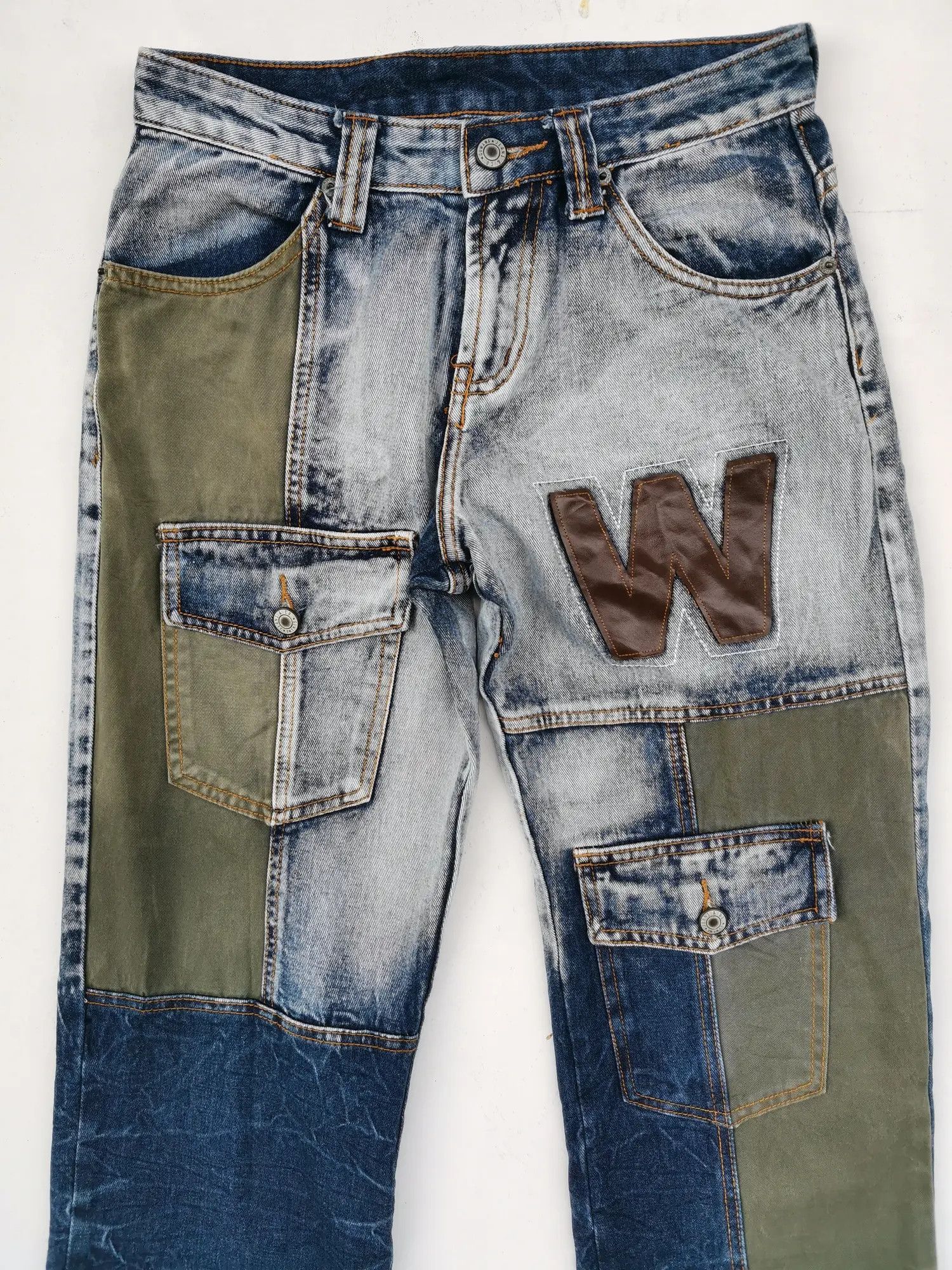 Japanese Brand Rare!!! Guwawa Jeans Tactical Cargo Multipocket Pants Size US 28 / EU 44 - 4 Thumbnail