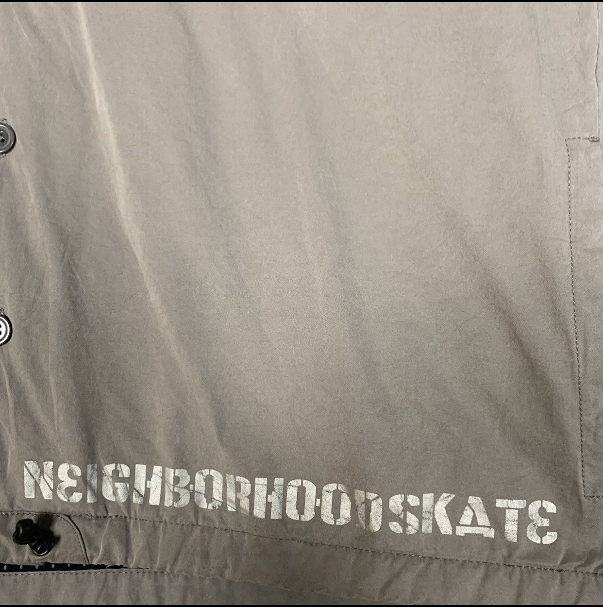 Neighborhood Neighborhood Skate Waterproof Button Up Jacket Size M Size US M / EU 48-50 / 2 - 11 Thumbnail