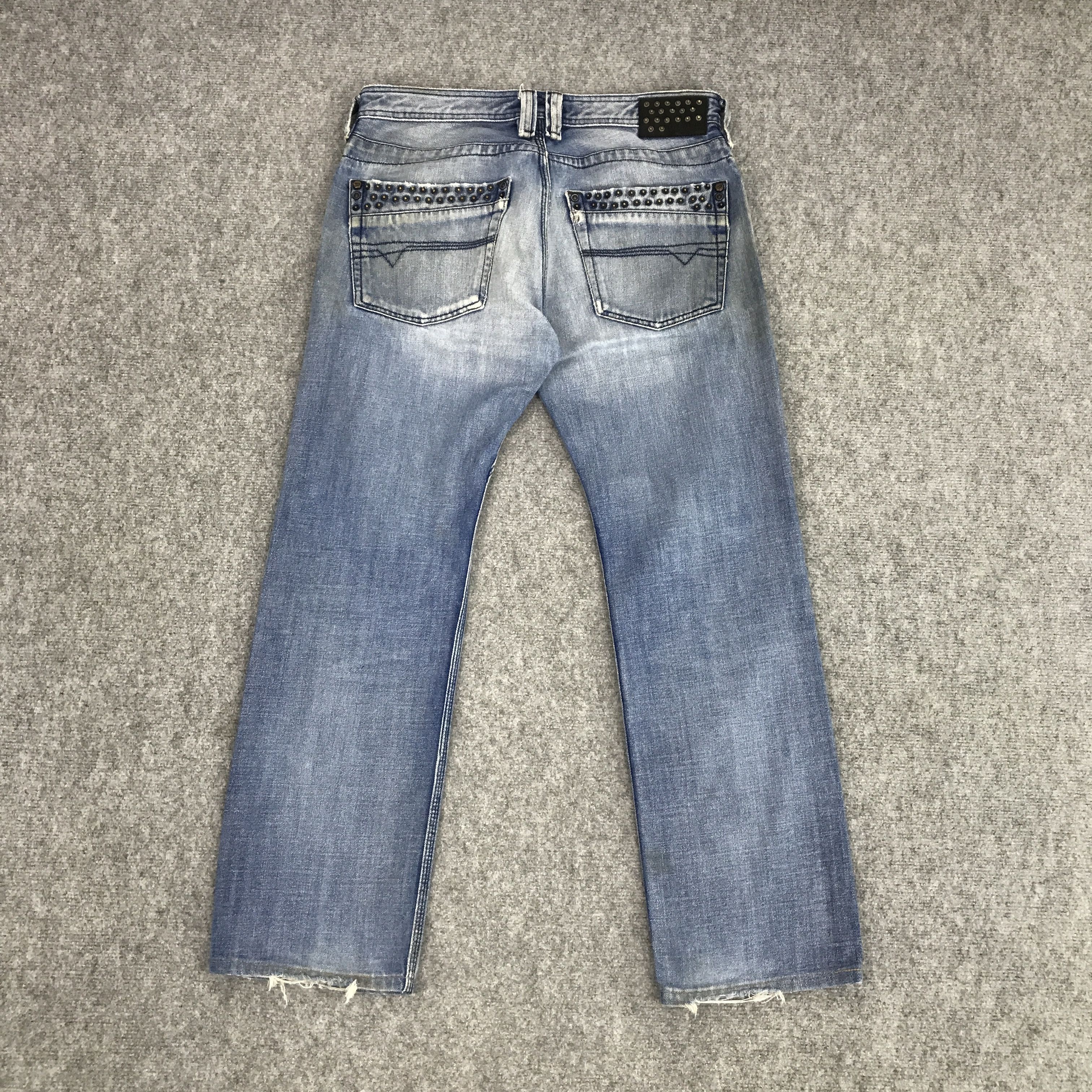 Diesel DIESEL TIMMEN DENIM DISTRESSED JEANS PANT Size US 32 / EU 48 - 2 Thumbnail