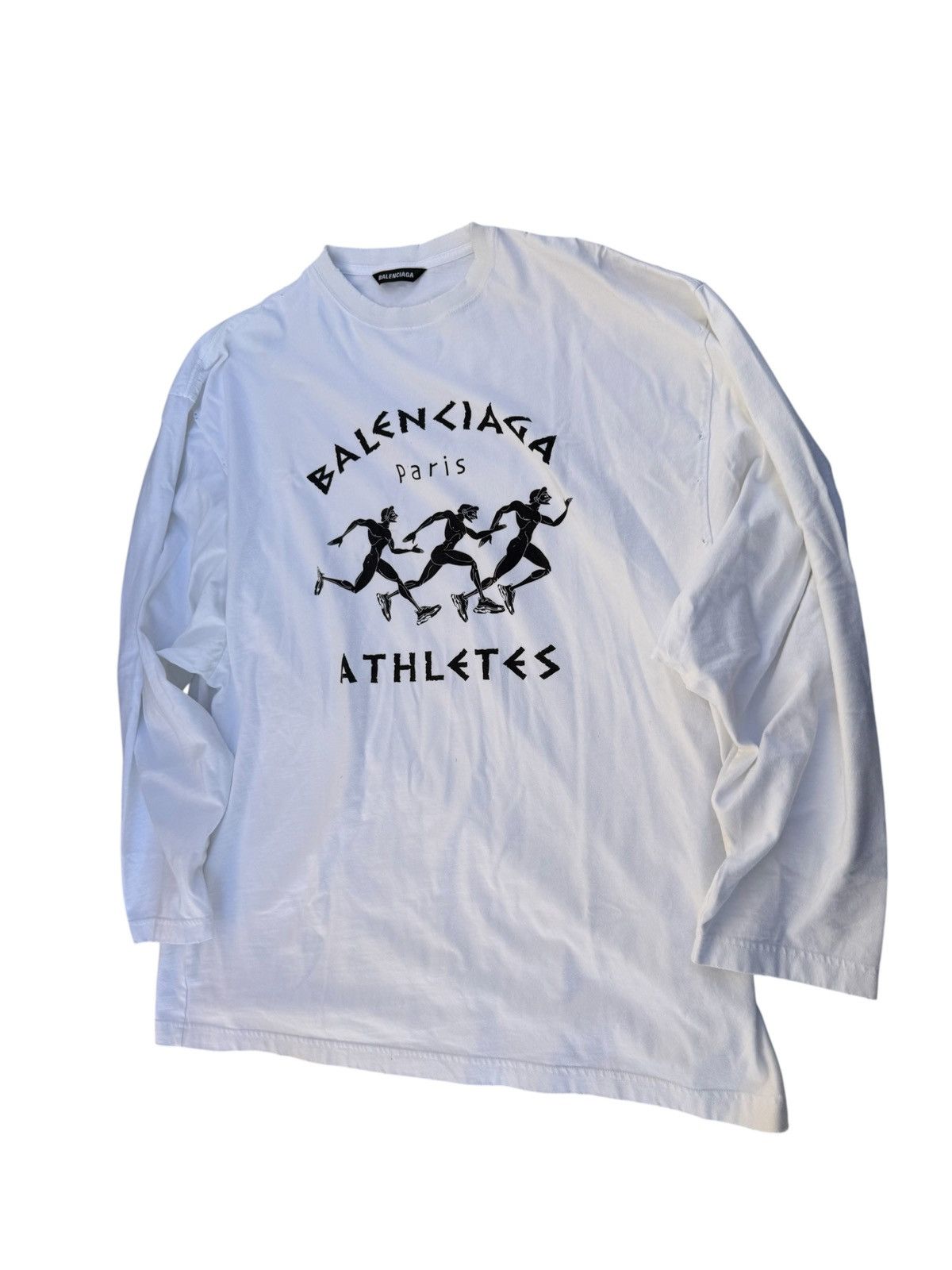 Balenciaga Balenciaga athletes Longsleeve white Size US XL / EU 56 / 4 - 3 Thumbnail