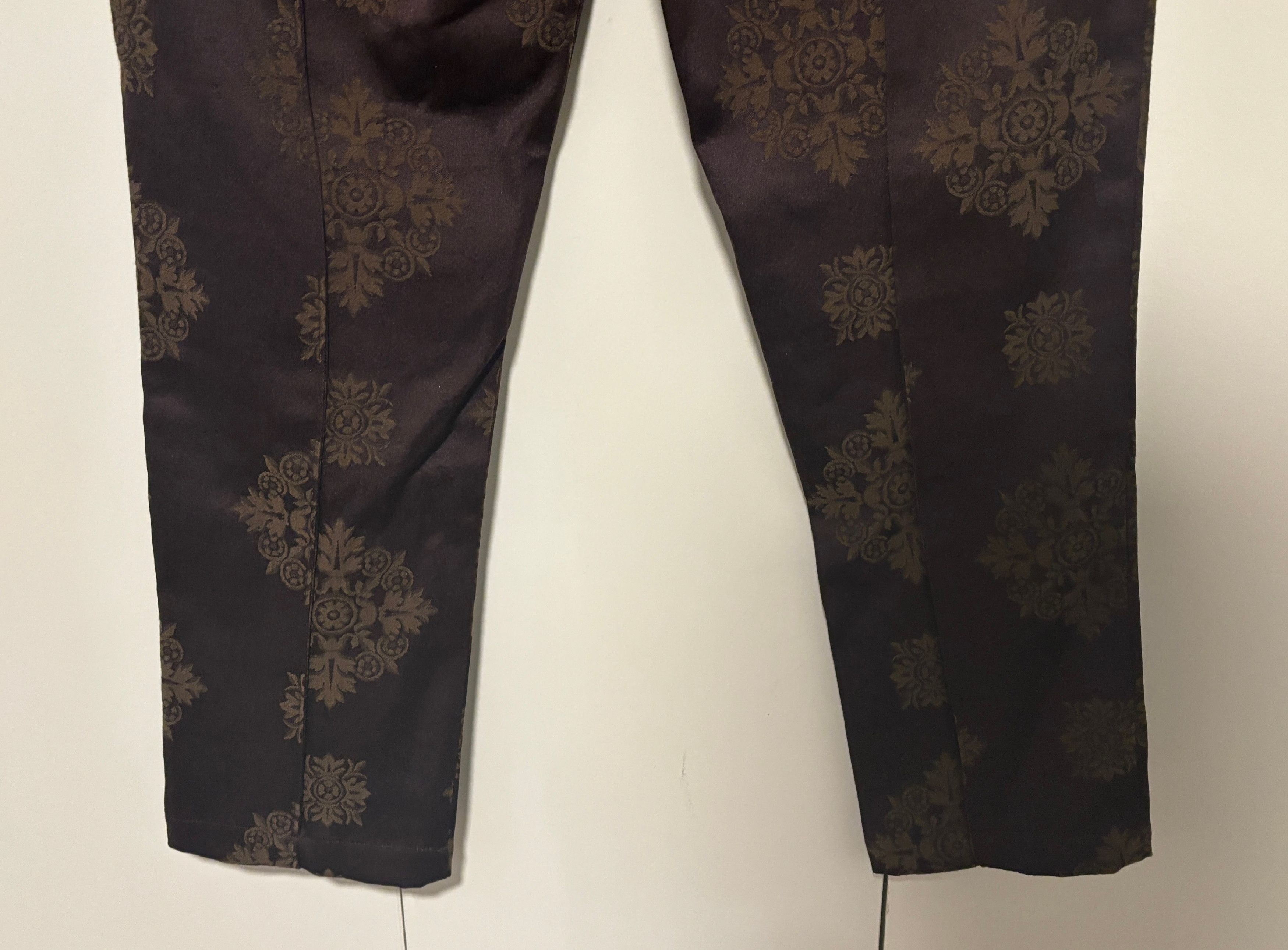 Goodfight $770 BNWT Jacquard Print Tailored Cropped Trousers/ Pants Size US 30 / EU 46 - 9 Thumbnail