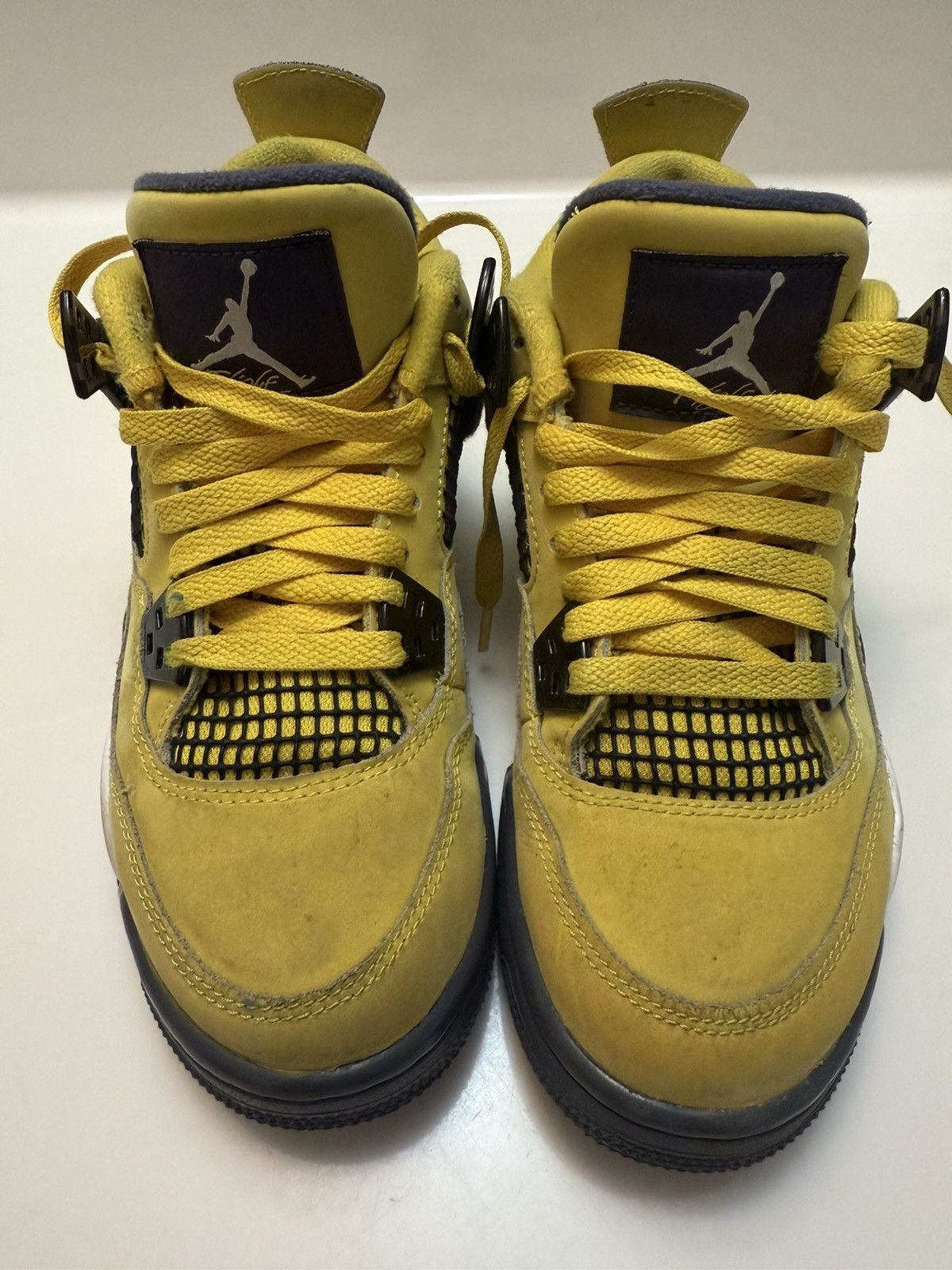 Jordan Brand Lightning Jordan 4s Size US 4.5 / IT 34.5 - 4 Thumbnail