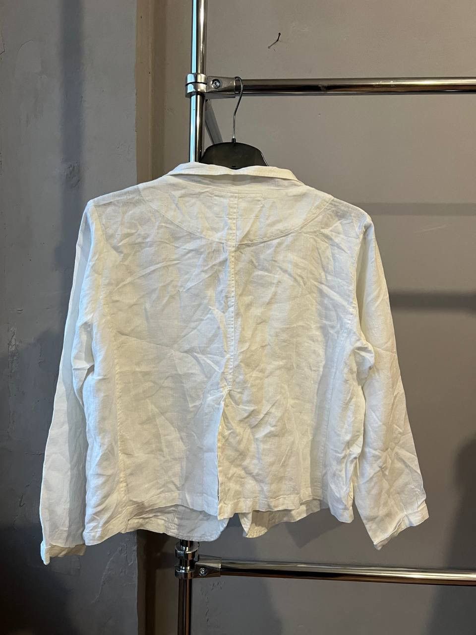 Japanese Brand GRIZAS LINEN WHITE RELAXED FIT BLAZER JACKET JAPANESE SIZE L Size L / US 10 / IT 46 - 12 Thumbnail