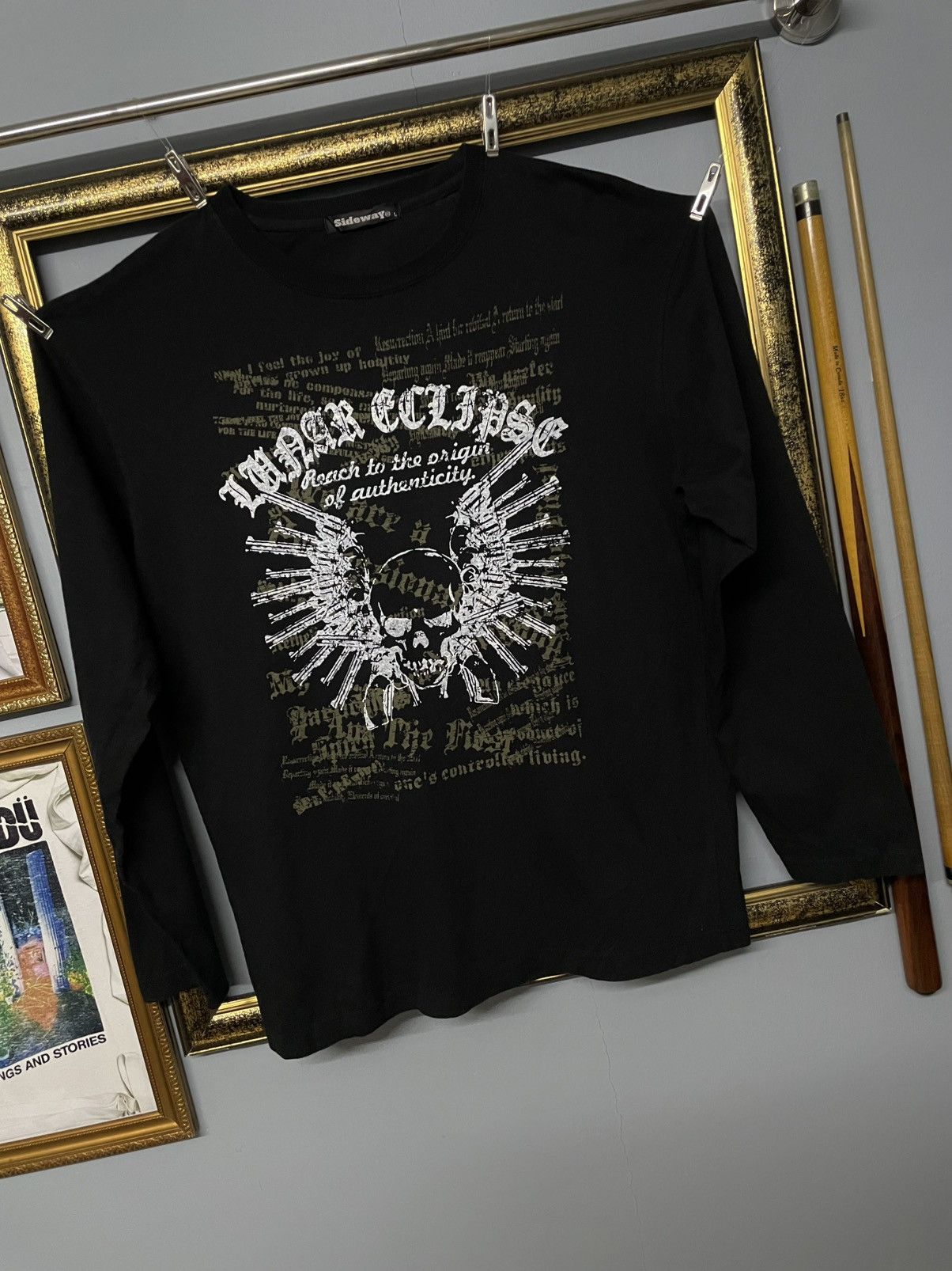 Designer × Japanese Brand × Vintage Vintage 90s Japan Designer Sideways Contrubution Punk Skull Size US M / EU 48-50 / 2 - 2 Thumbnail
