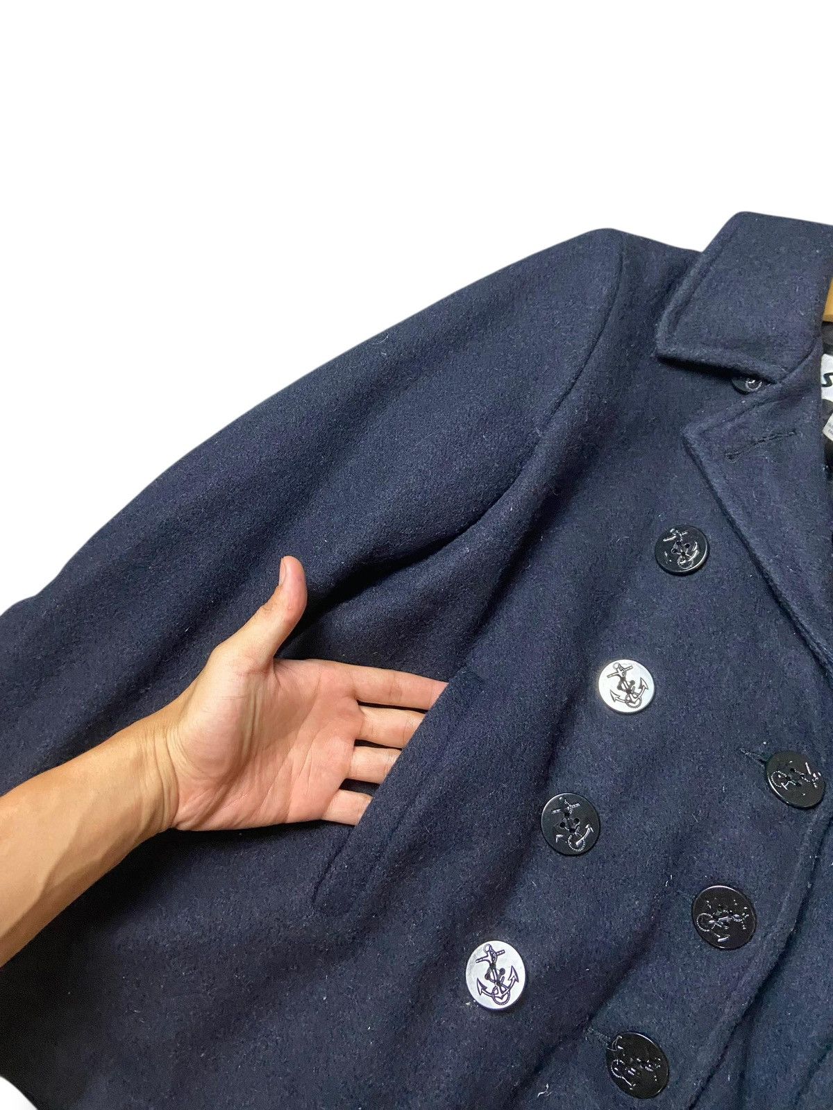 Japanese Brand × Schott × Vintage SCHOTT NYC Double Breasted Wool Jacket (128) Size US M / EU 48-50 / 2 - 3 Thumbnail