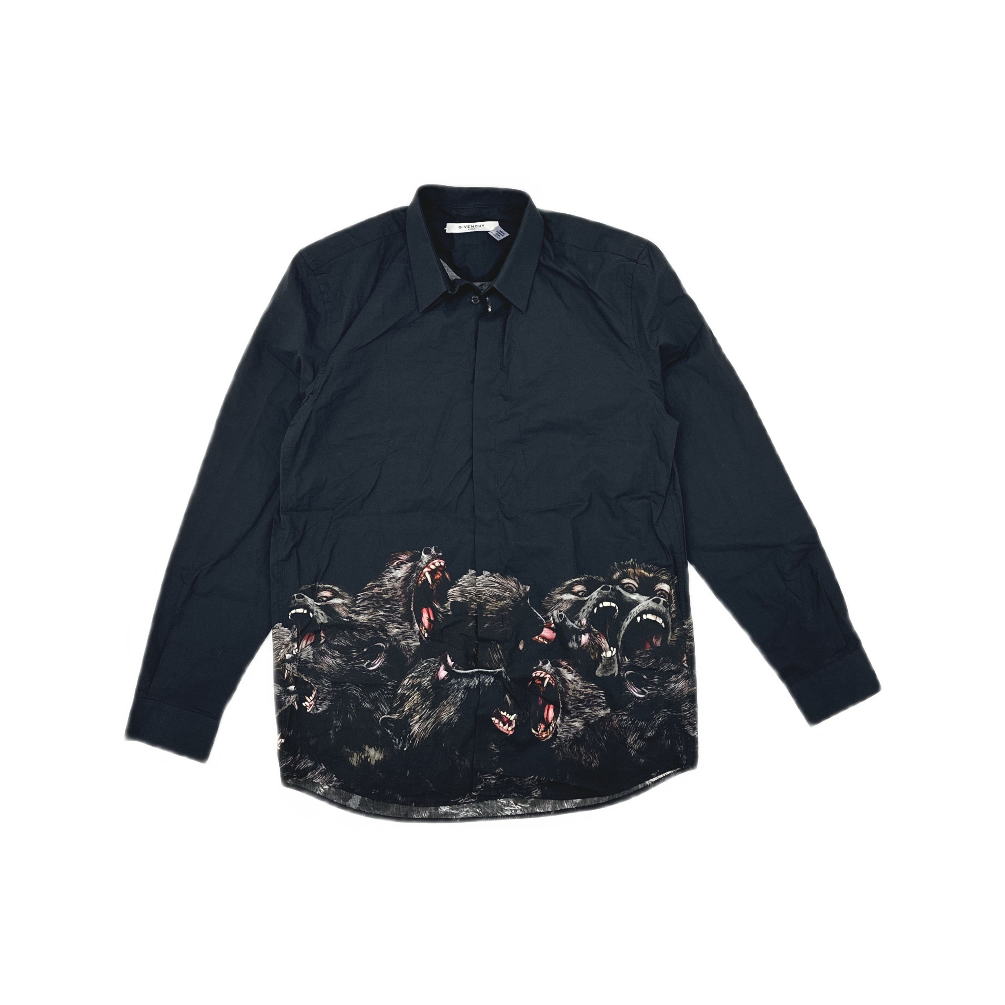 Givenchy Givenchy Gorilla Print Button Up Shirt Size L Size US L / EU 52-54 / 3 - 1 Thumbnail
