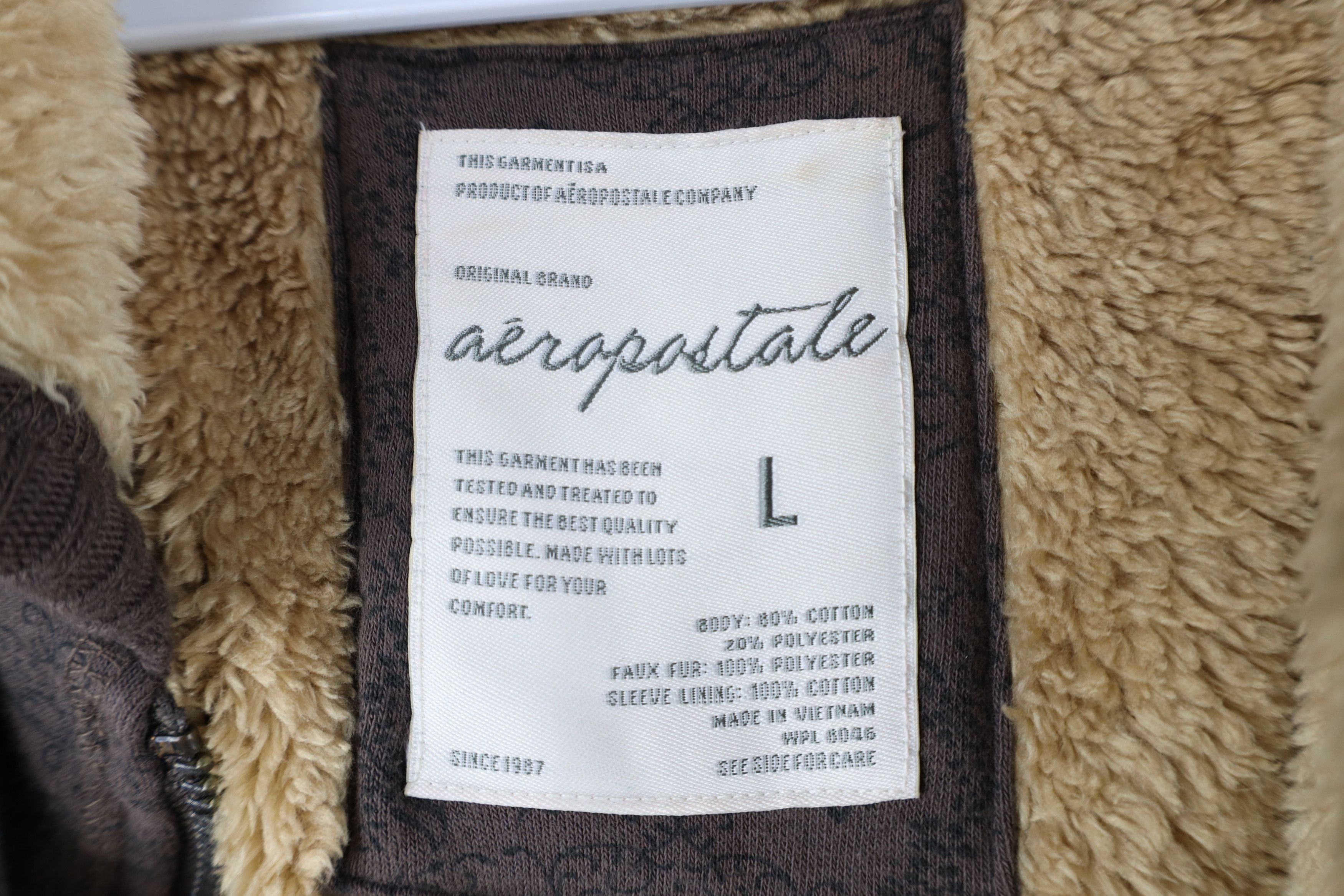 Aeropostale Vintage Y2K Aeropostale Lined Babydoll Flower Zip Hoodie Size L / US 10 / IT 46 - 8 Thumbnail